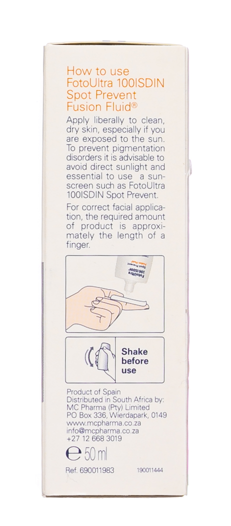  Флюид солнцезащитный для лица SPF 50+, 50 мл (ISDIN, Foto ultra) фото 3