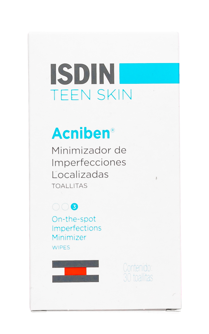 Очищающие салфетки 30 шт (ISDIN, Acniben)  Очищающие салфетки 30 шт (ISDIN, Acniben) фото 1