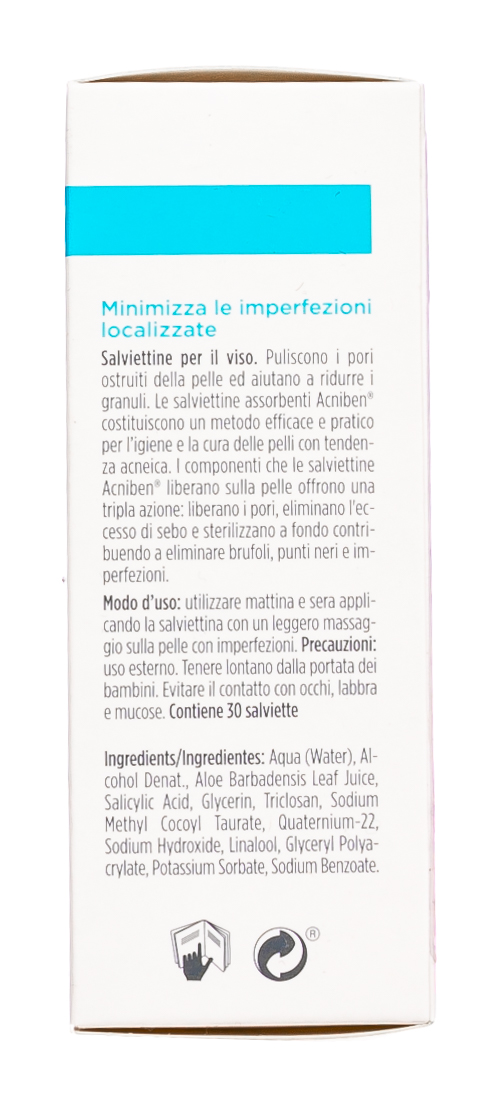 Очищающие салфетки 30 шт (ISDIN, Acniben)  Очищающие салфетки 30 шт (ISDIN, Acniben) фото 3