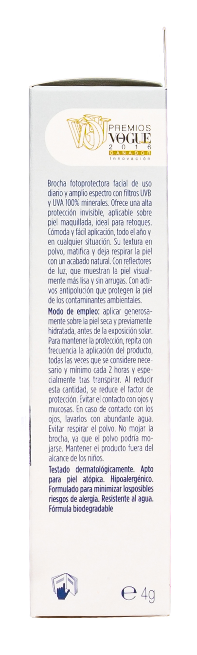  Пудра солнцезащитная для лица SunBrush Mineral SPF30, 4 гр (ISDIN, Fotoprotector) фото 3