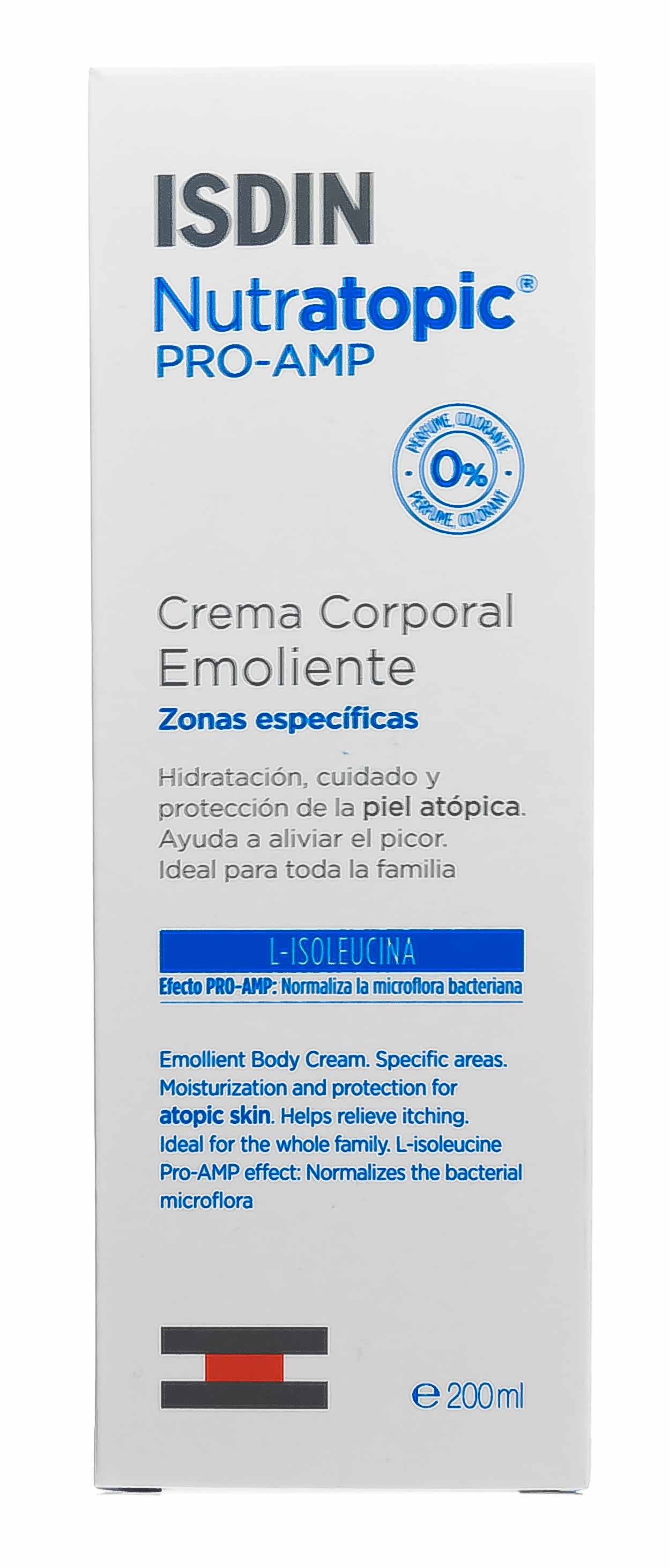  Крем Смягчающий для тела Nutratopic для атопичной кожи 200 мл (ISDIN, Nutratopic) фото 1