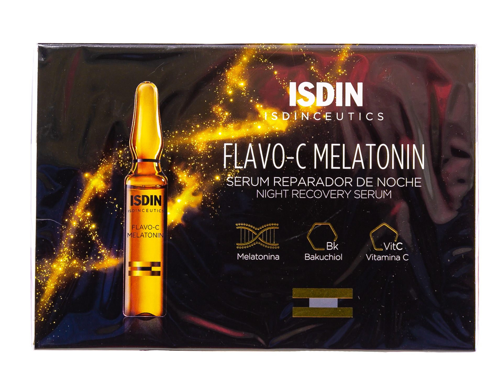  Сыворотка для лица ночная ISDINCEUTICS FLAVO- C MELATONIN 30шт*2 мл (ISDIN, Isdinceutics) фото 1