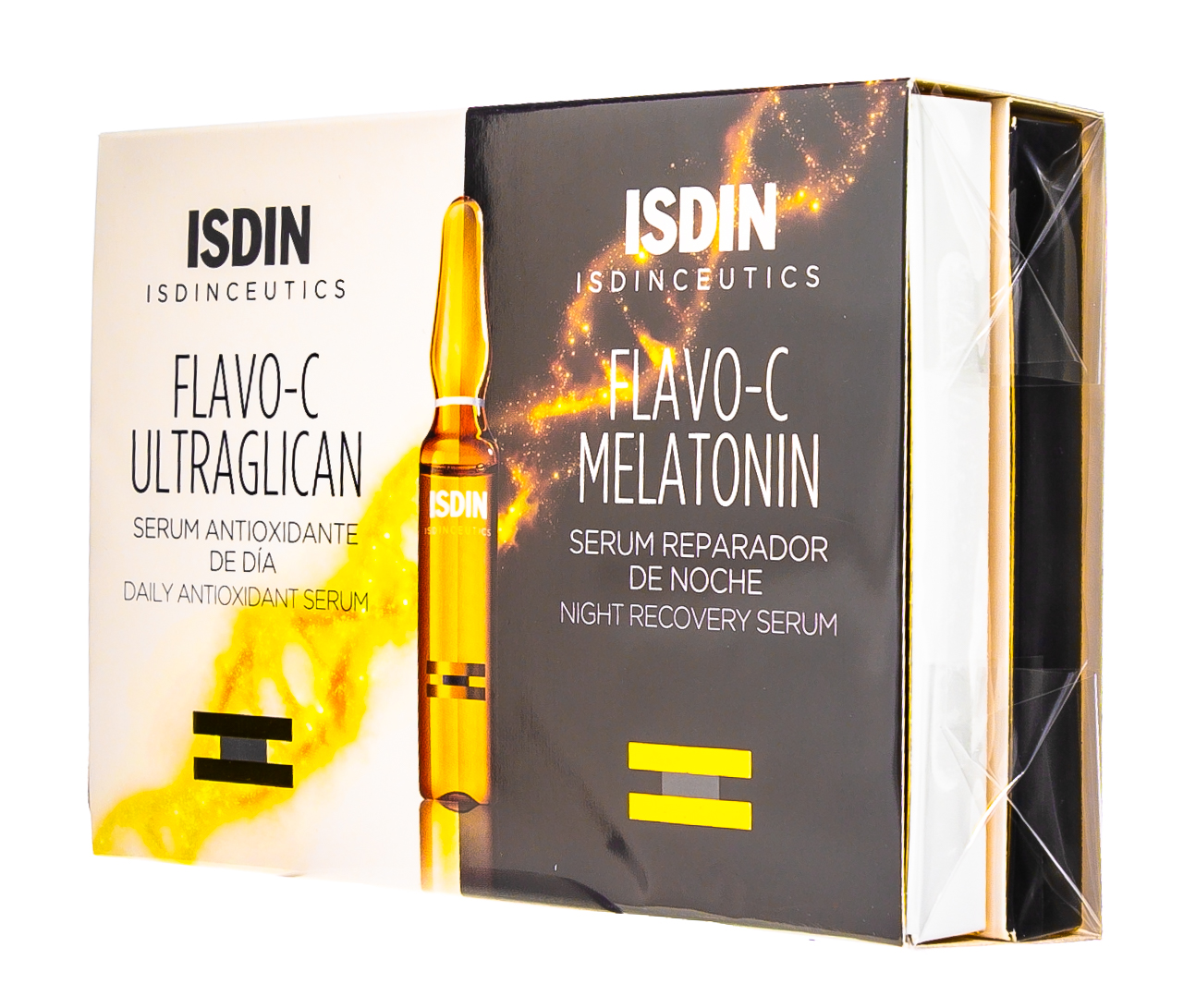 НАБОР (Сыворотка д/лица дневная FLAVO- C ULTRAGLICAN, 10шт*2 мл + Сыворотка д/лица ночная FLAVO- C M (ISDIN, Isdinceutics)  НАБОР (Сыворотка д/лица дневная FLAVO- C ULTRAGLICAN, 10шт*2 мл + Сыворотка д/лица ночная FLAVO- C M (ISDIN, Isdinceutics) фото 1