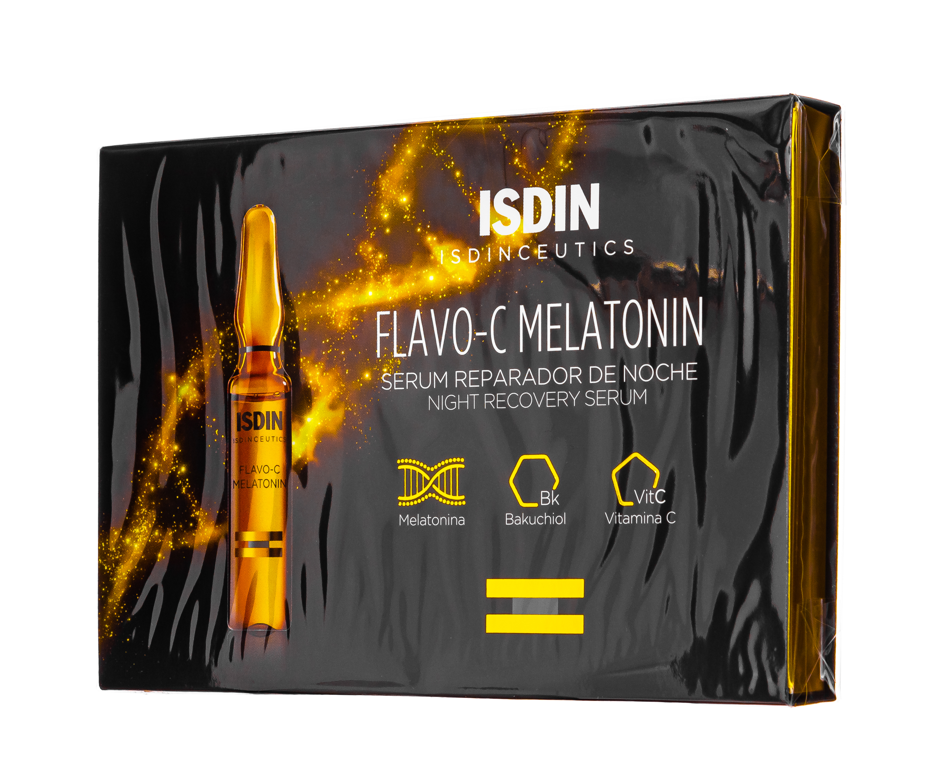 Сыворотка для лица ночная Isdinceutics Flavo-C Melatonin 10 шт * 2 мл (ISDIN, Isdinceutics)  Сыворотка для лица ночная Isdinceutics Flavo-C Melatonin 10 шт * 2 мл (ISDIN, Isdinceutics) фото 2