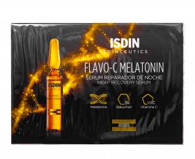 ISDIN Сыворотка для лица ночная Isdinceutics Flavo-C Melatonin 10 шт  2 мл. фото