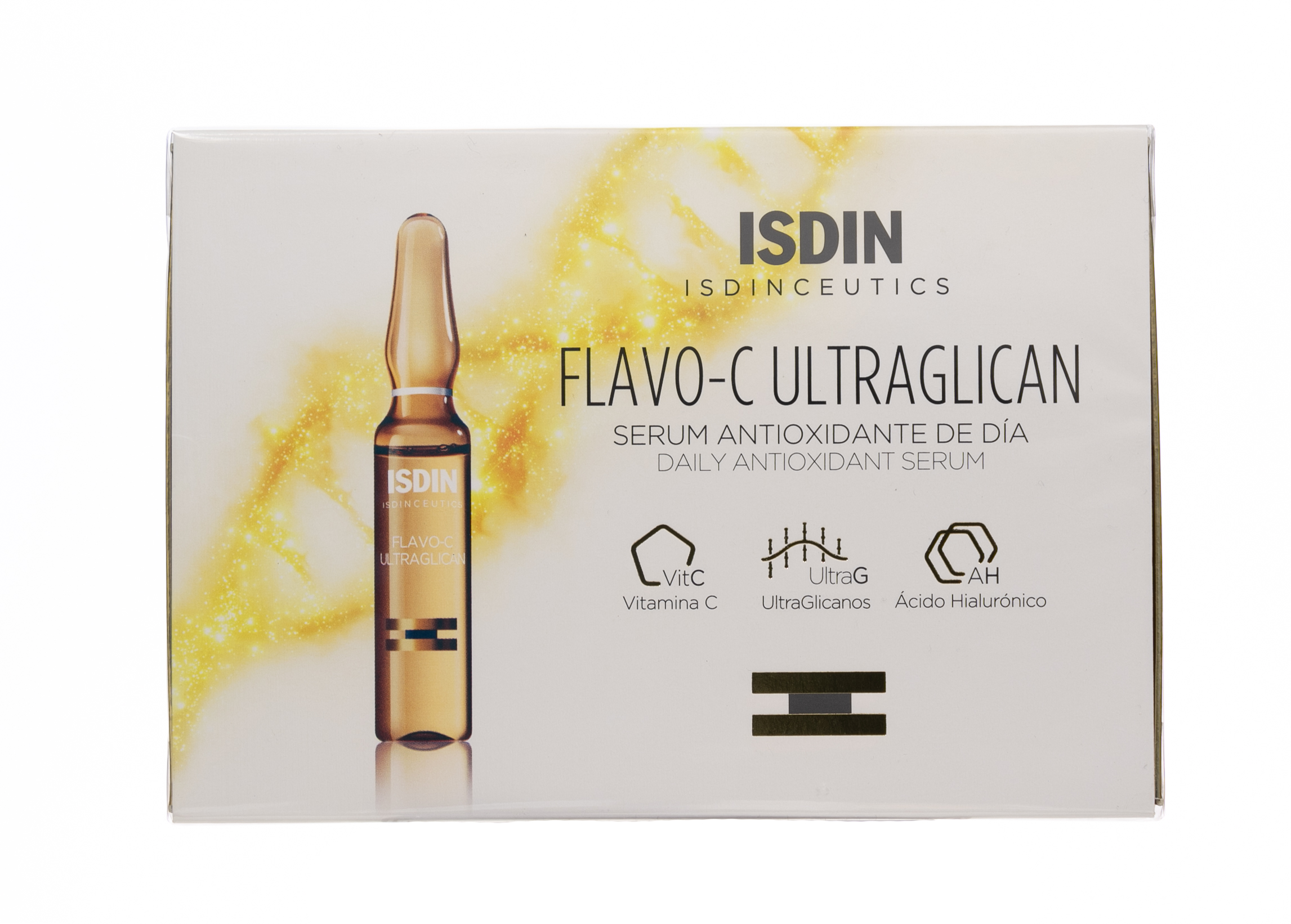  Сыворотка для лица дневная ISDINCEUTICS FLAVO- C ULTRAGLICAN 10шт*2 мл (ISDIN, Isdinceutics) фото 2
