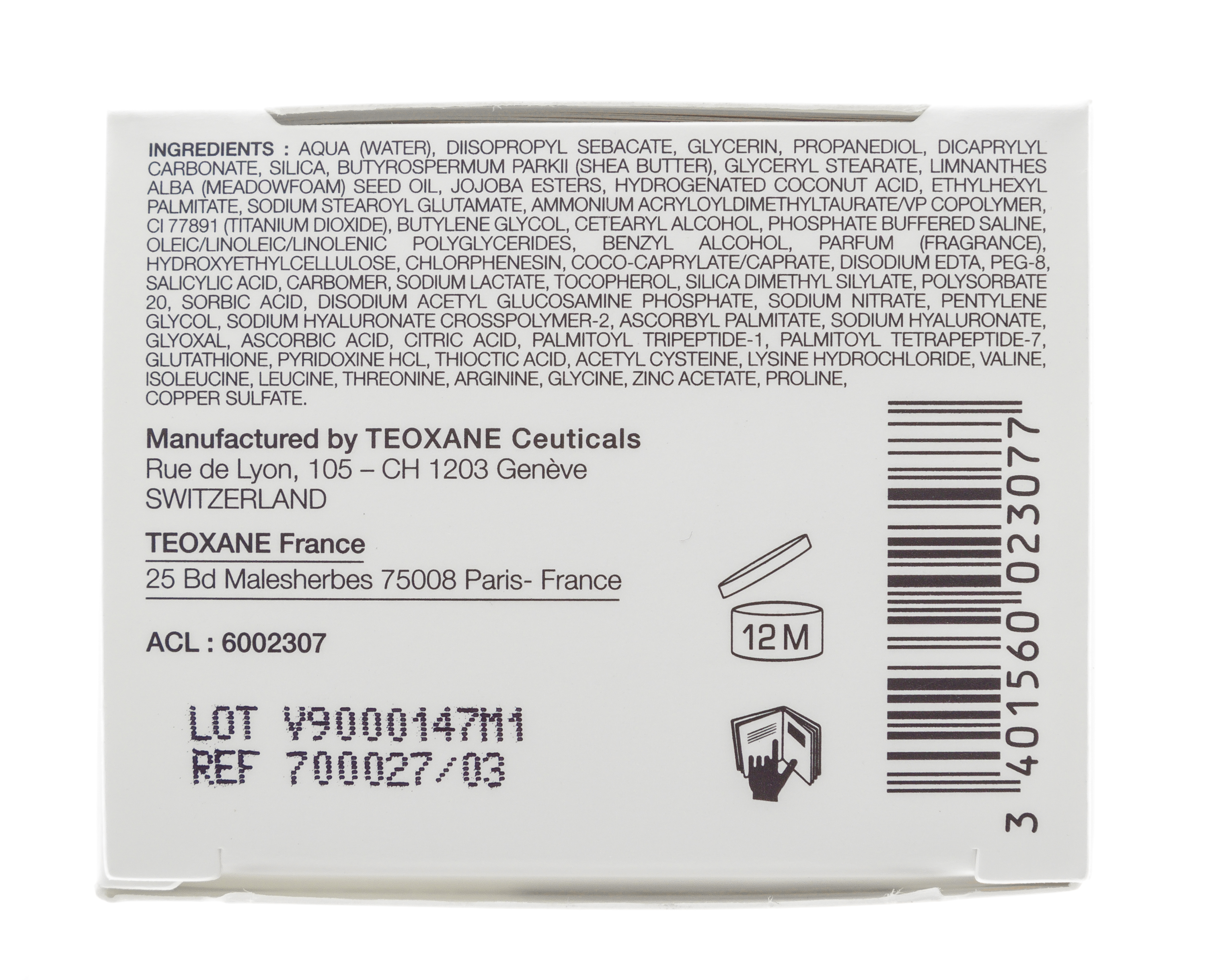 Теосиаль Омолаживающий крем Advanced Filler для нормальной и сухой кожи 50 мл (Teoxane, Teoxane) фото 4