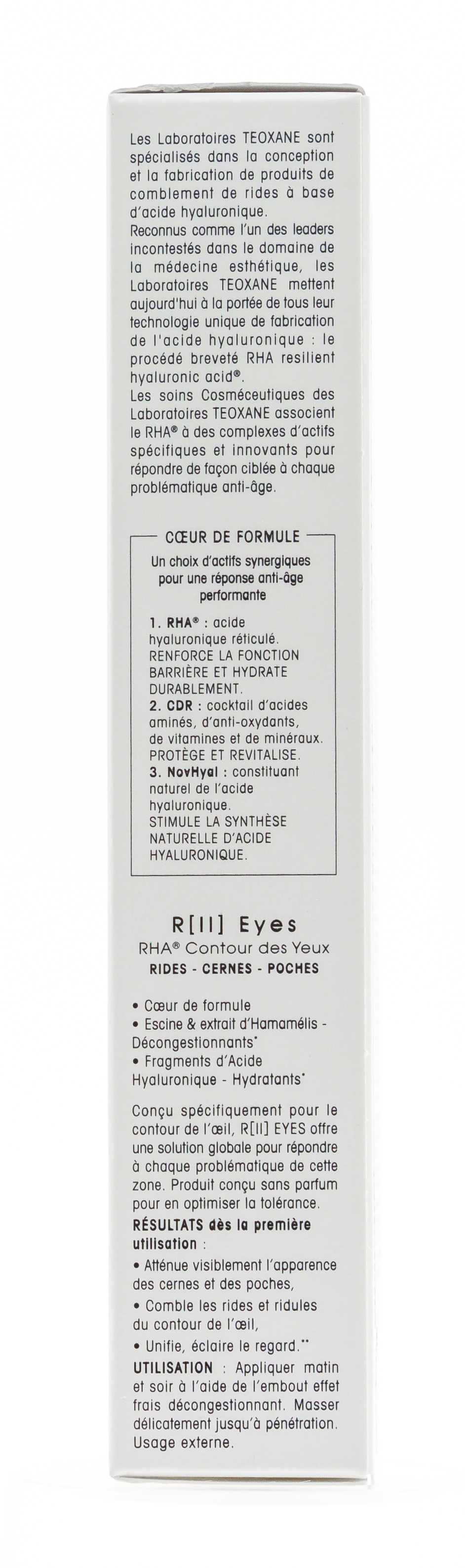 Теосиаль Омолаживающий крем  для контура  глаз  и хайлайтер R II EYES 15 мл (Teoxane, RHA) фото 3