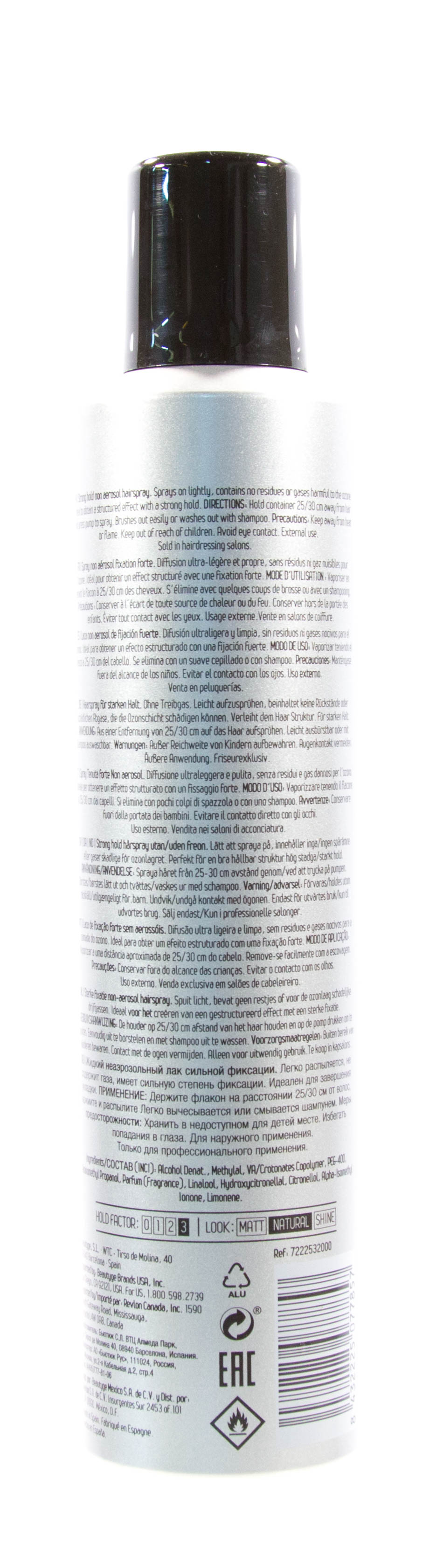 Ревлон Профессионал Неаэрозольный лак сильной фиксации  325 мл (Revlon Professional, Средства для укладки) фото 2