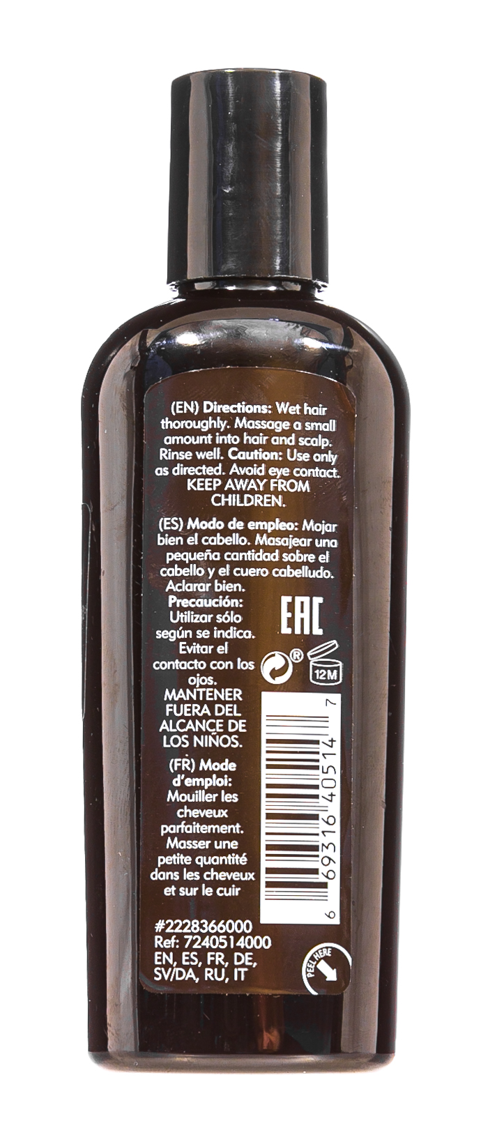 Американ Крю Шампунь для ежедневного ухода 100 мл (American Crew, Hair&Body) фото 2