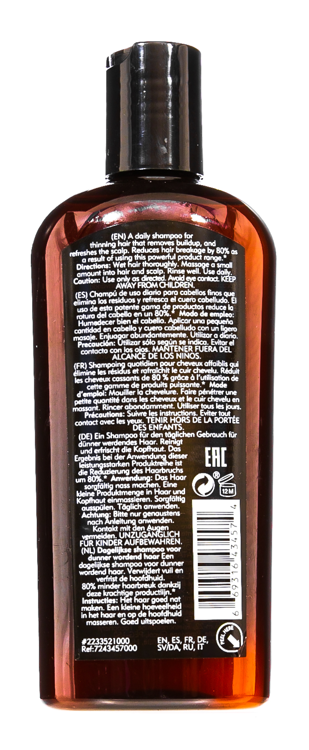 Американ Крю Укрепляющий шампунь для тонких волос, 250 мл (American Crew, Hair&Body) Американ Крю Укрепляющий шампунь для тонких волос, 250 мл (American Crew, Hair&Body) фото 7