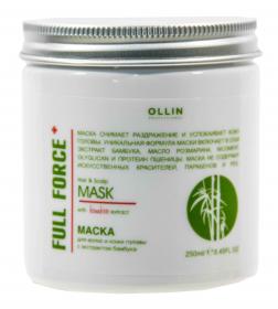 Ollin Professional Маска для волос и кожи головы с экстрактом бамбука, 250 мл. фото