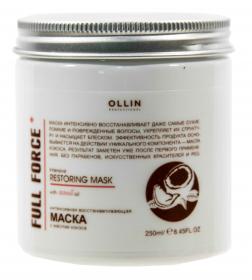 Ollin Professional Интенсивная восстанавливающая маска с маслом кокоса, 250 мл. фото