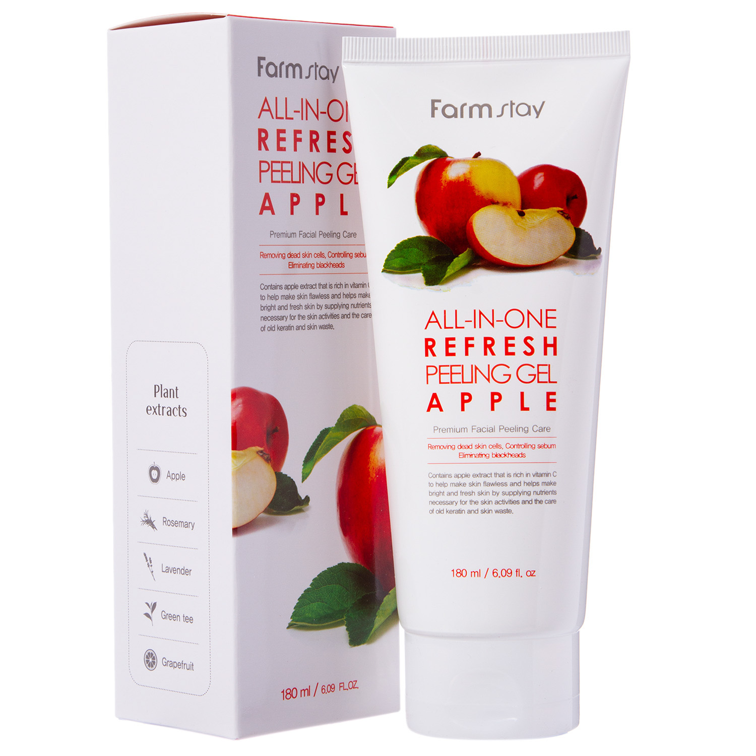 Фармстей Пилинг-гель с экстрактом яблока, 180 мл (Farmstay, Для лица) фото 1