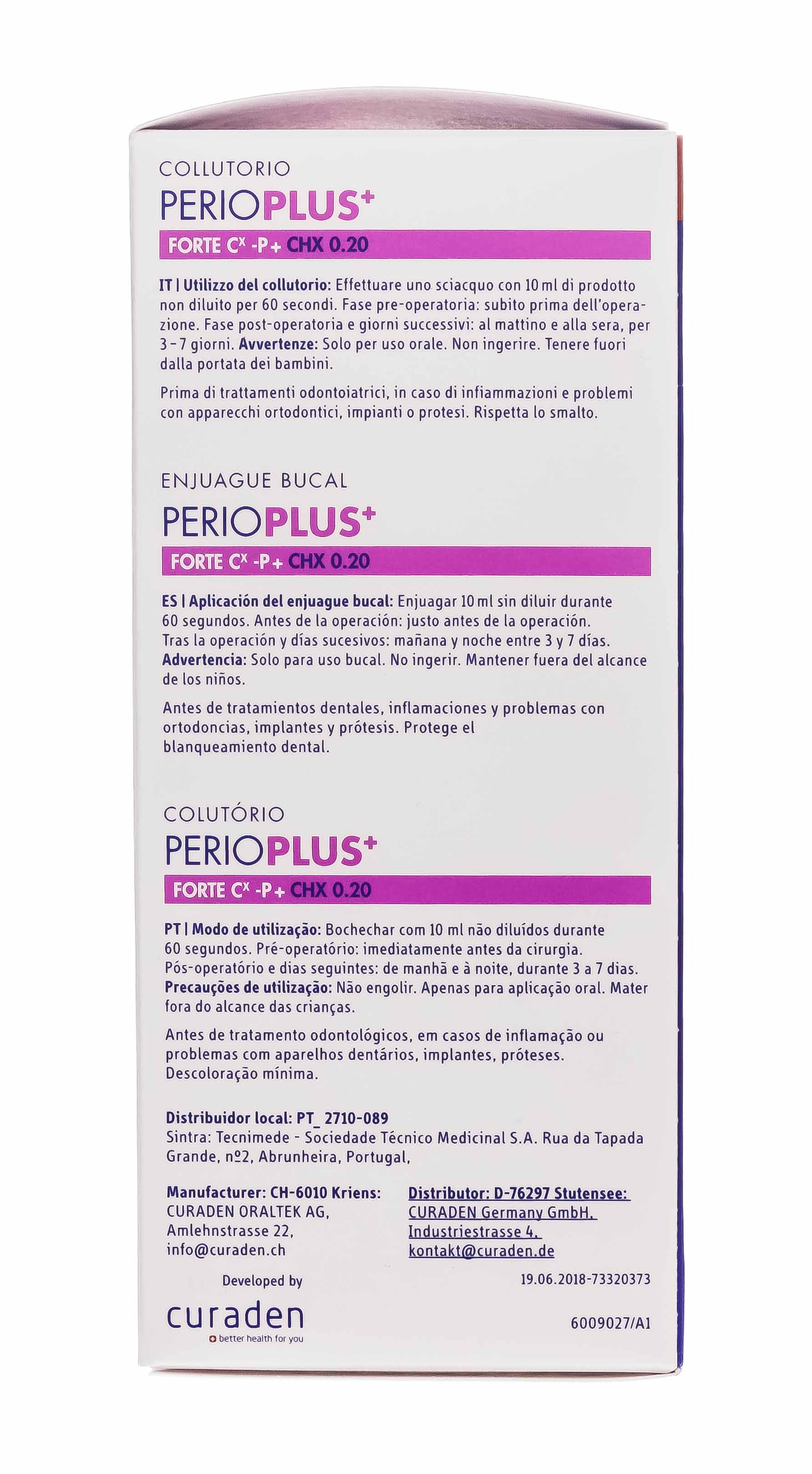 Курапрокс Жидкость - ополаскиватель Perio Plus Forte 200 мл (Curaprox, Perio Plus) фото 3