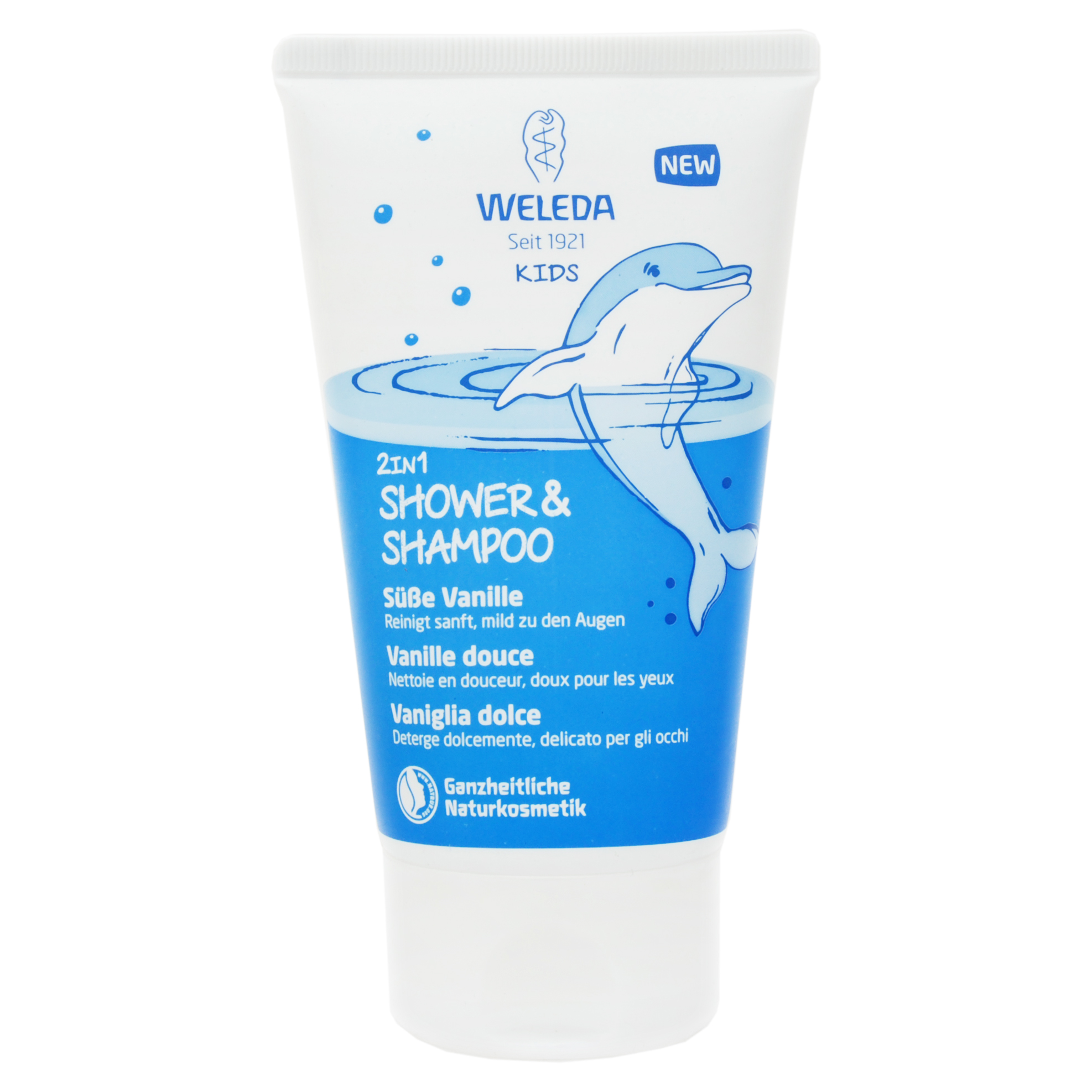 Веледа Детский шампунь-гель для волос и тела «Ваниль» 150 мл (Weleda, Шампунь-гель) фото 1