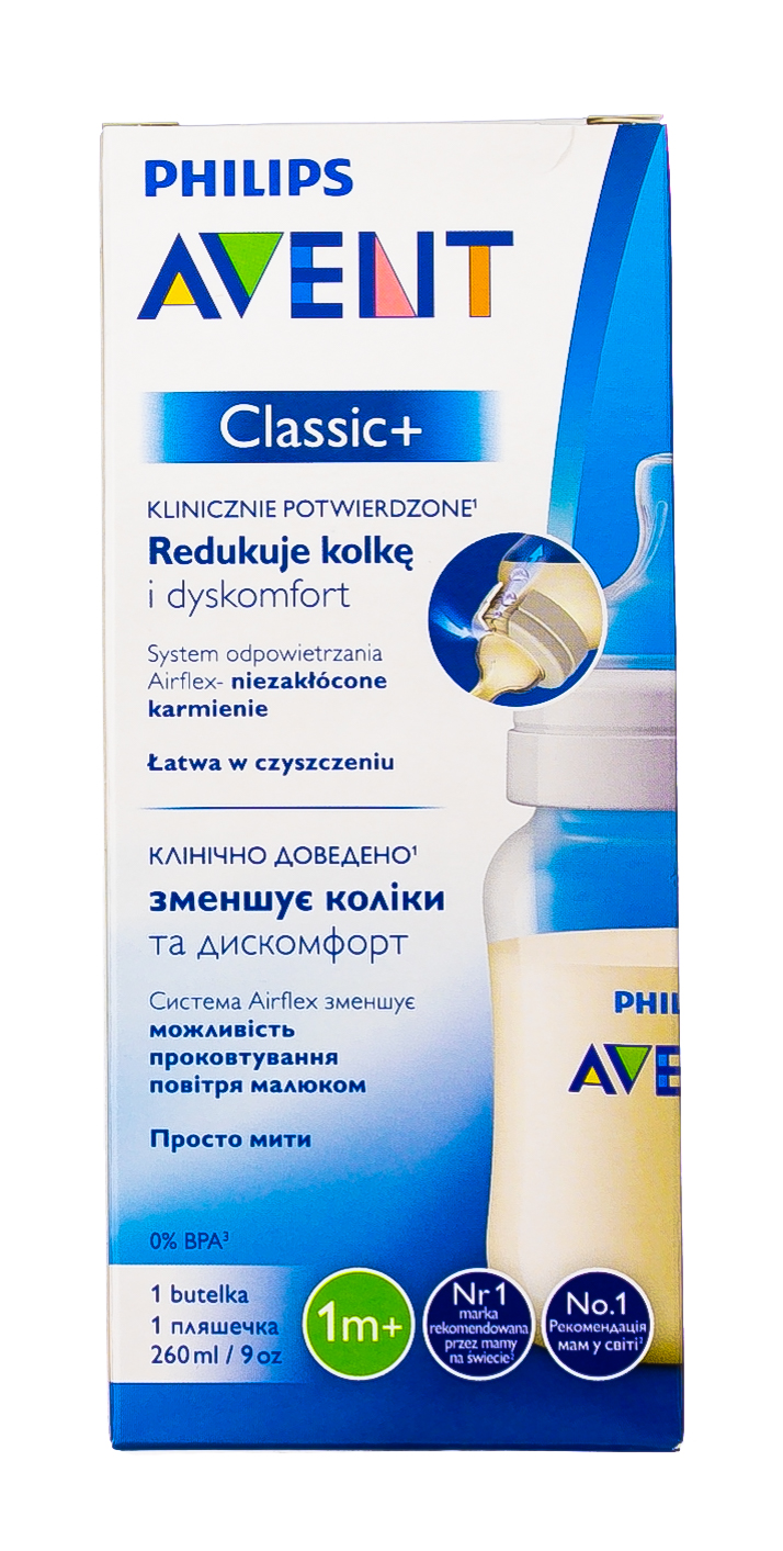 Авент Бутылочка для кормления серия 260мл, 1 шт (Avent, Classic+) фото 5