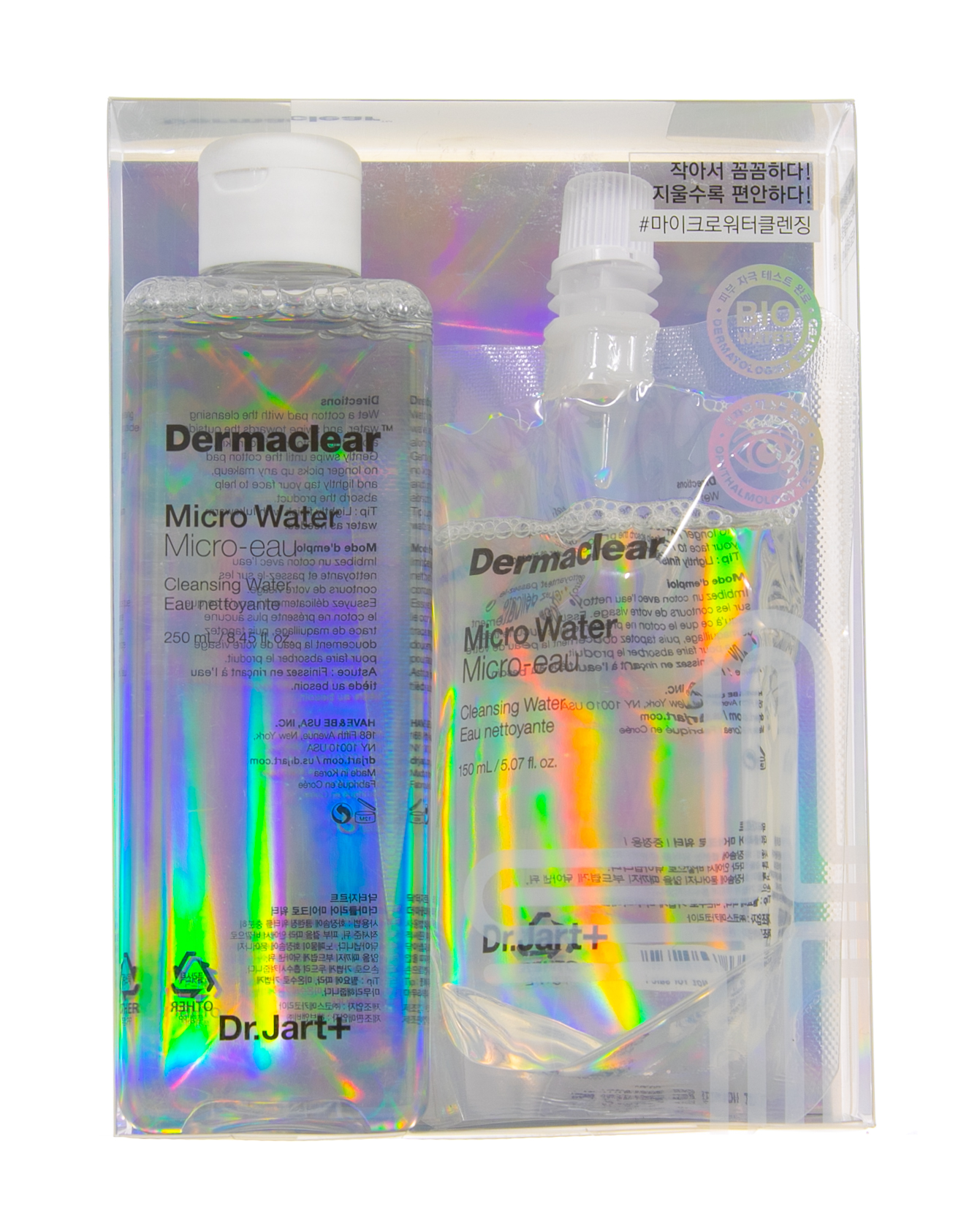 Доктор Джарт Биоводородная Микро-вода для очищения и тонизирования кожи, 250 мл + 150 мл (Dr. Jart+, Для лица) Доктор Джарт Биоводородная Микро-вода для очищения и тонизирования кожи, 250 мл + 150 мл (Dr. Jart+, Для лица) фото 2