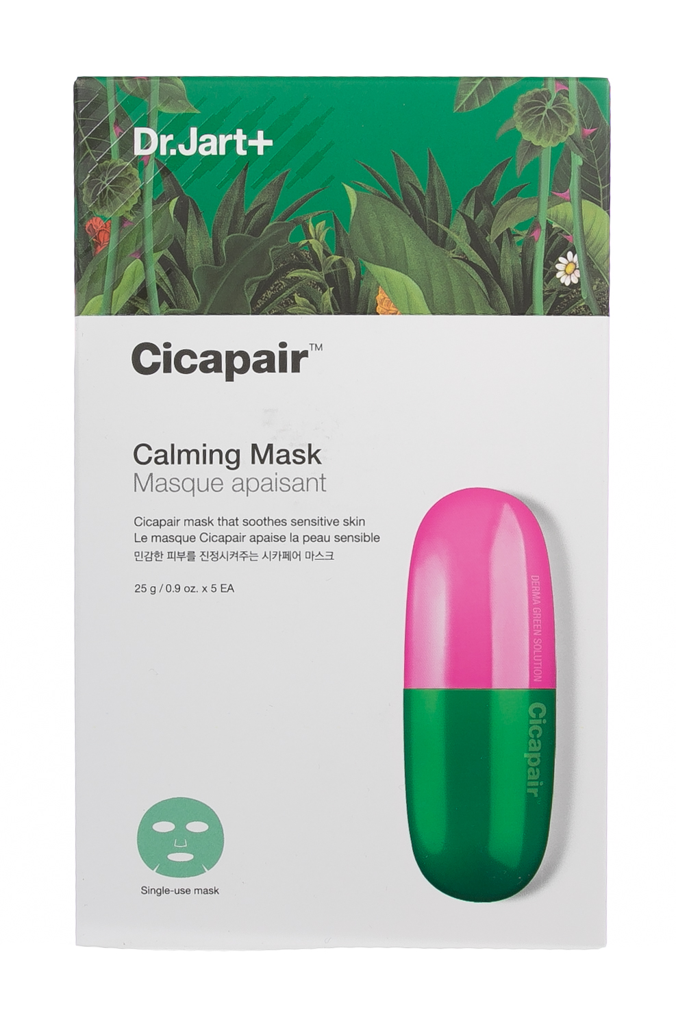 Доктор Джарт Восстанавливающая успокаивающая маска антистресс, 5 шт (Dr. Jart+, Cicapair) фото 1