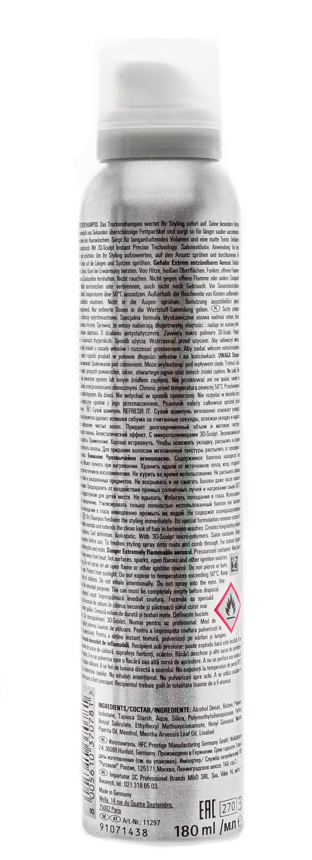 Лонда Профессионал Сухой шампунь Refresh it, 180 мл (Londa Professional, Укладка и стайлинг) фото 2