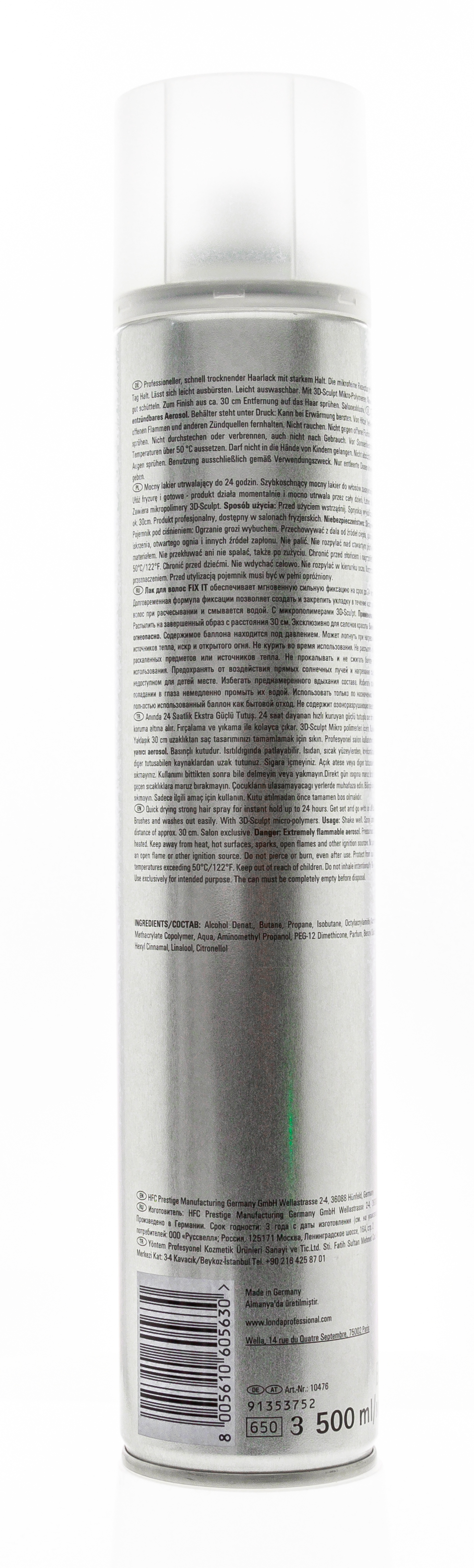 Лонда Профессионал Лак Fix It для волос сильной фиксации, 500 мл (Londa Professional, Укладка и стайлинг) фото 2