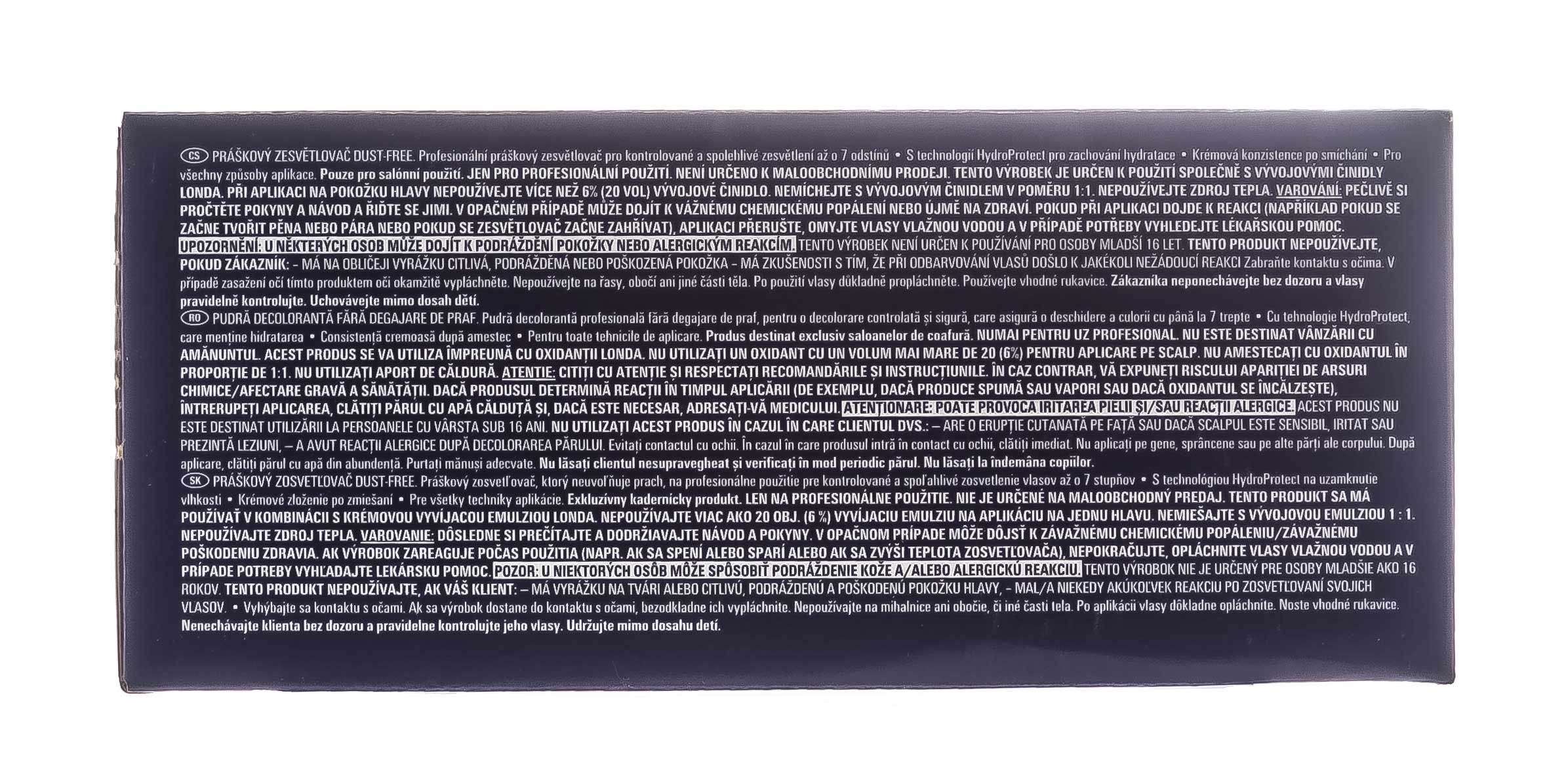 Лонда Профессионал Осветляющая пудра в коробке, 2 х 500 г (Londa Professional, Обесцвечивание) фото 2