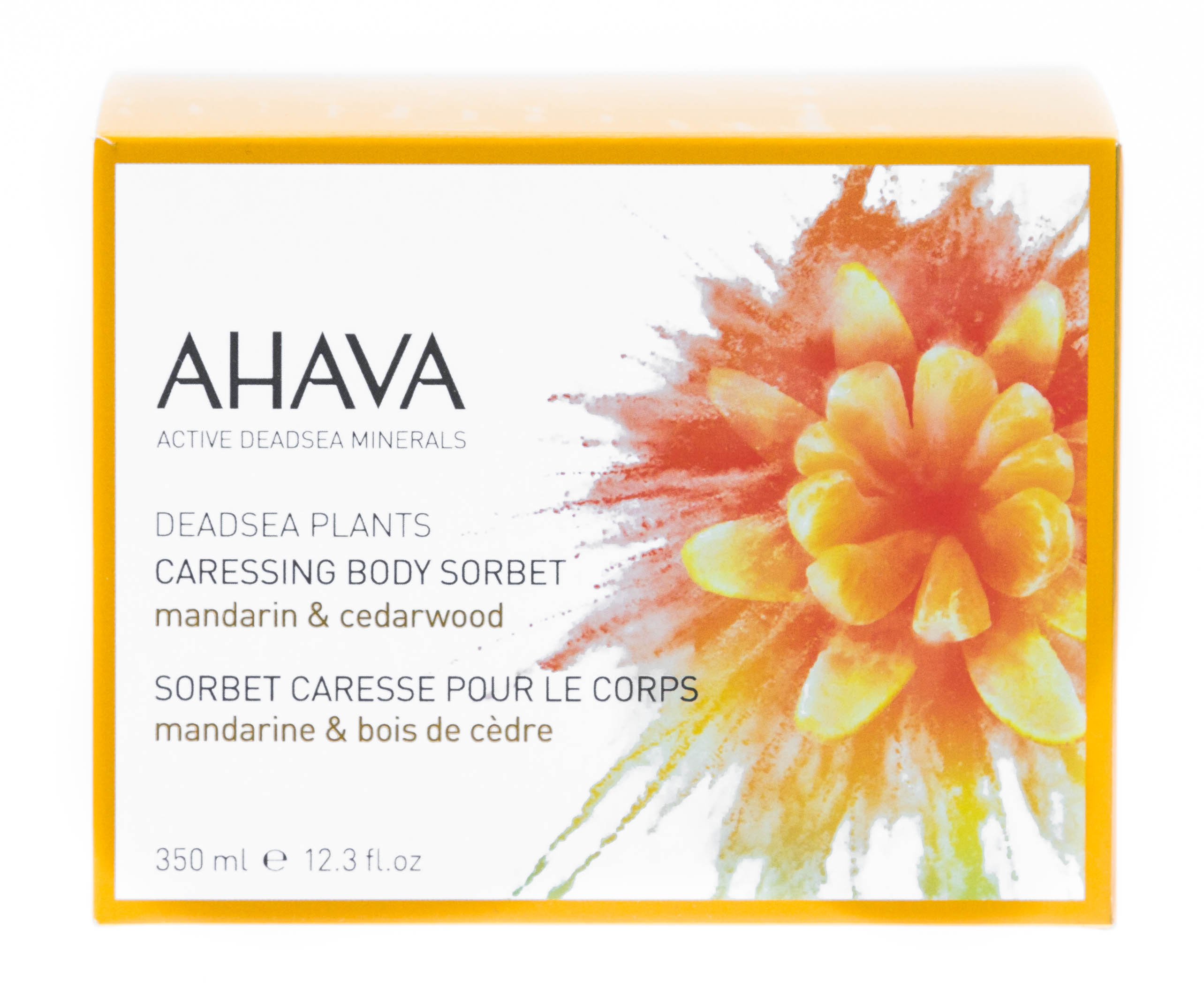 Ахава Нежный крем для тела мандарин и кедр Caressing Body Sorbet Mandarin and Cedarwood, 350 мл (Ahava, Deadsea plants) фото 1