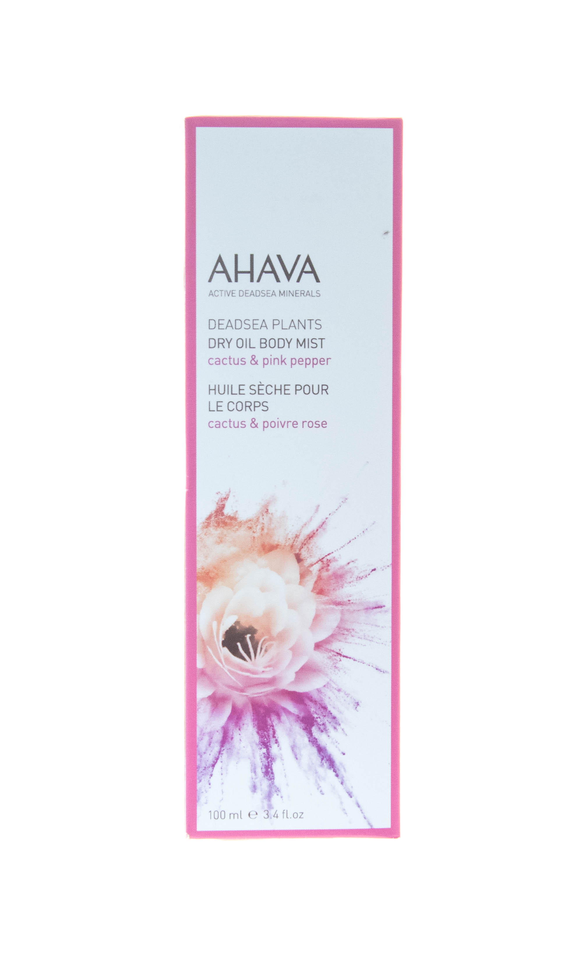 Ахава Сухое масло для тела кактус и розовый перец Dry Oil Body Mist Cactus & Pink Pepper, 100 мл (Ahava, Deadsea plants) фото 6