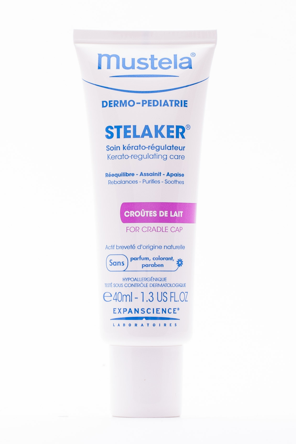 Мустела Крем керато-регулирующий Стелакер 40 мл (Mustela, Дермопедиатрия Stelaker) фото 2