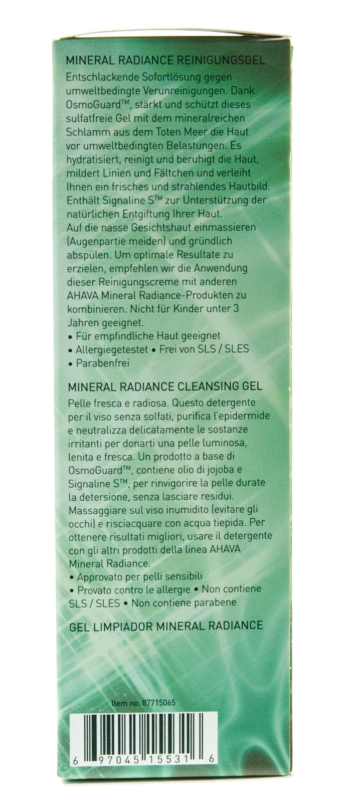 Ахава Минеральный гель для очистки кожи и придания ей сияния 100 мл (Ahava, Mineral radiance) фото 4