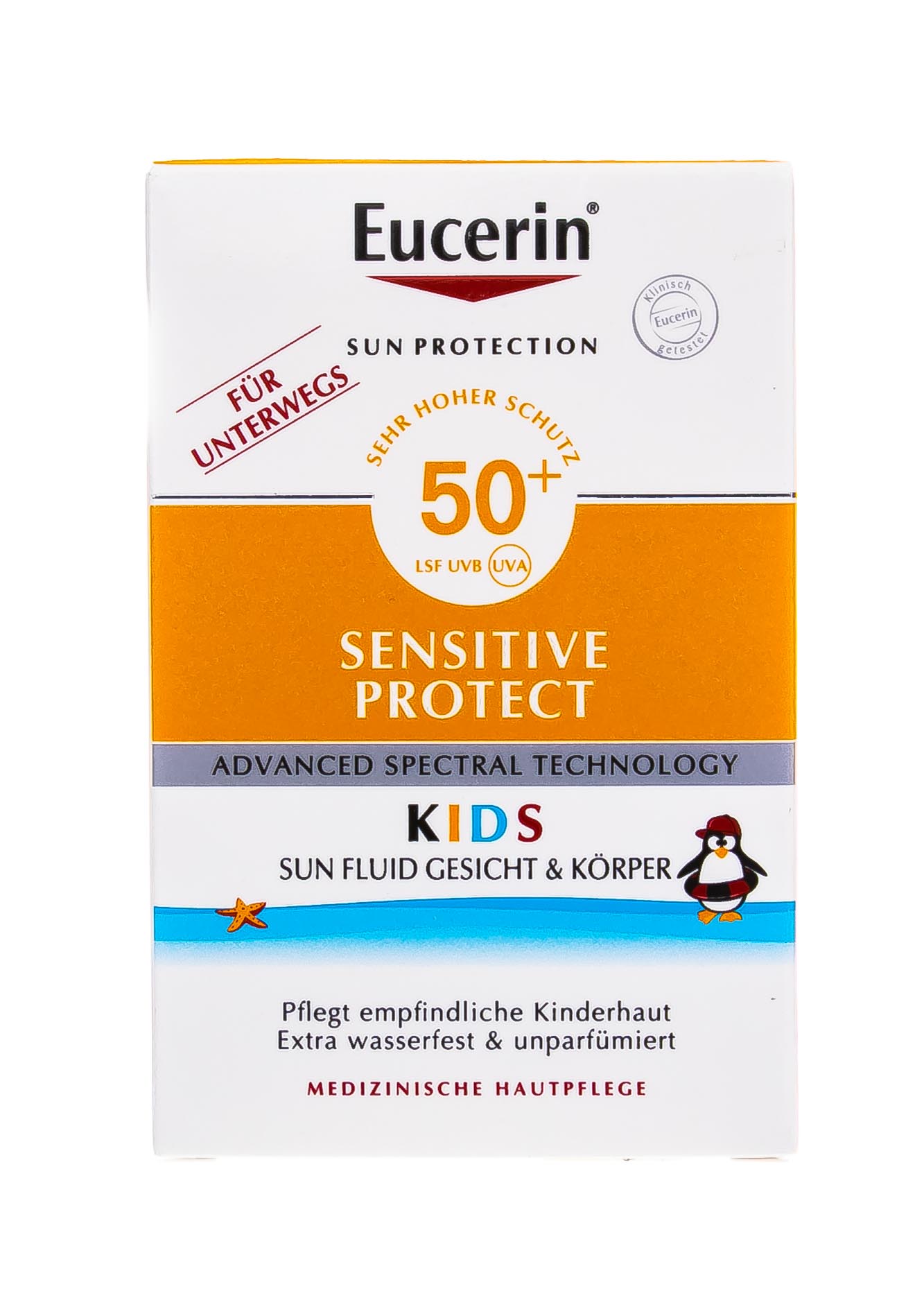 Эуцерин Детский солнцезащитный флюид, SPF 50+, 50 мл (Eucerin, SUN Protection) фото 1