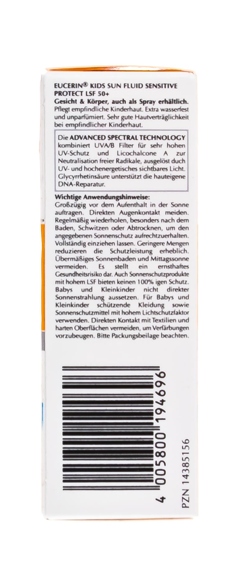 Эуцерин Детский солнцезащитный флюид, SPF 50+, 50 мл (Eucerin, SUN Protection) фото 5