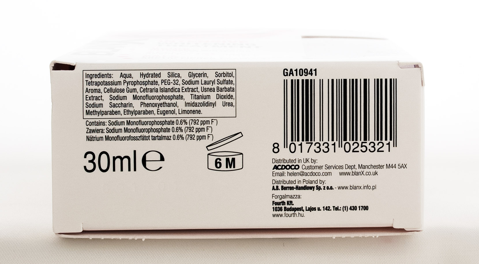 Глобал Уайт Отбеливающий концентрат 30 мл (Global White, Специальный уход Blanx) фото 1