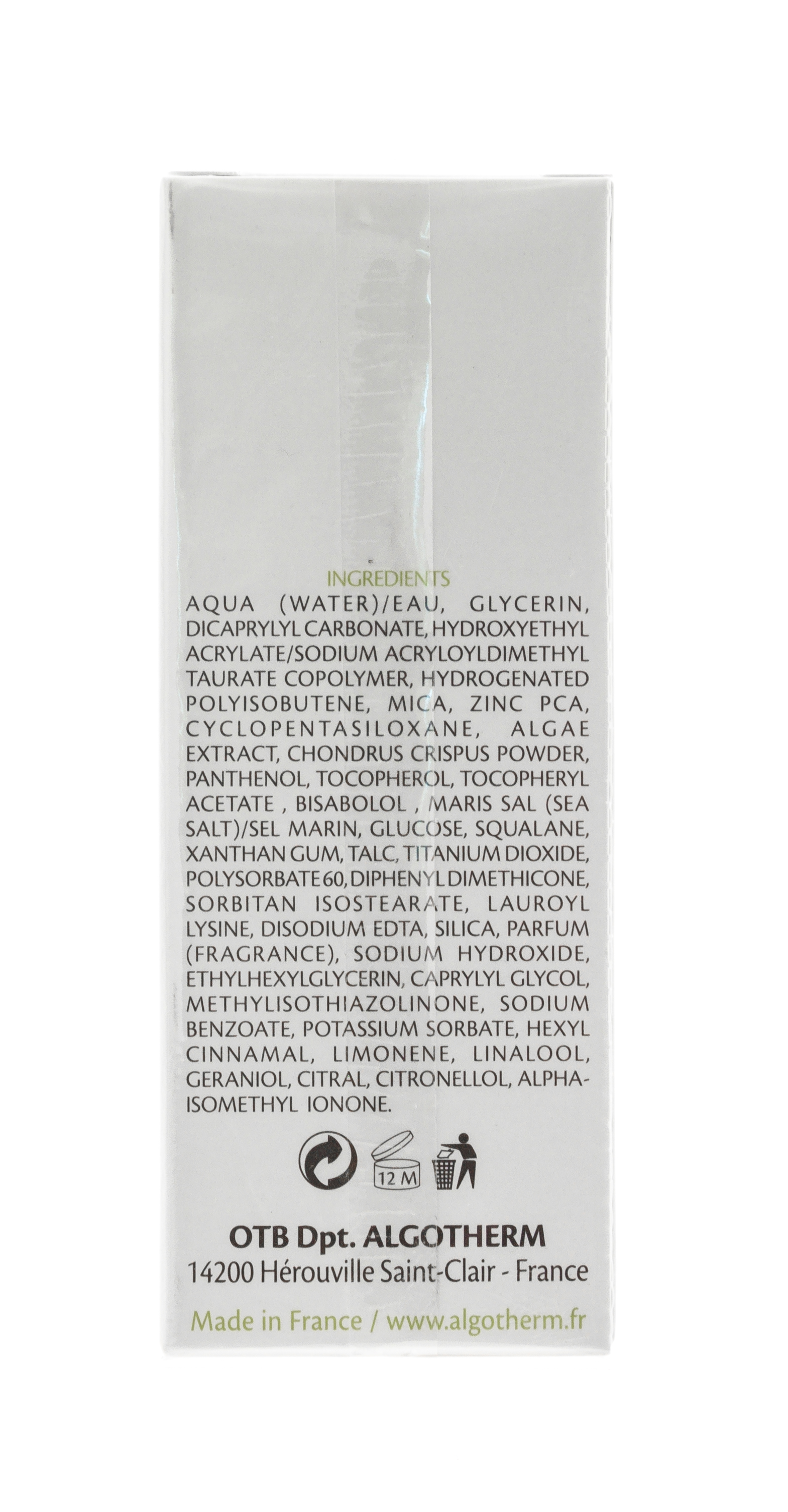 Альготерм Матирующий флюид  50 мл (Algotherm, AlgoPurе) фото 2