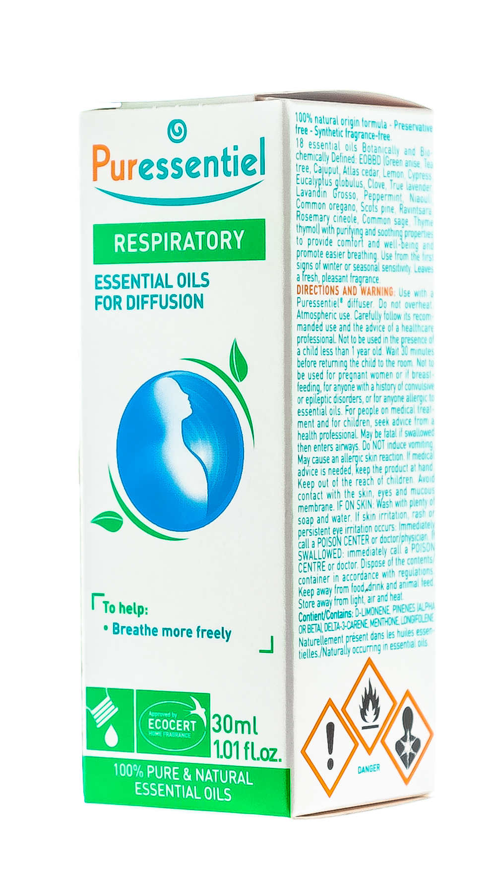Пюресансьель Комплекс эфирных масел легкое дыхание 30 мл (Puressentiel, Отдых и Релакс) фото 3