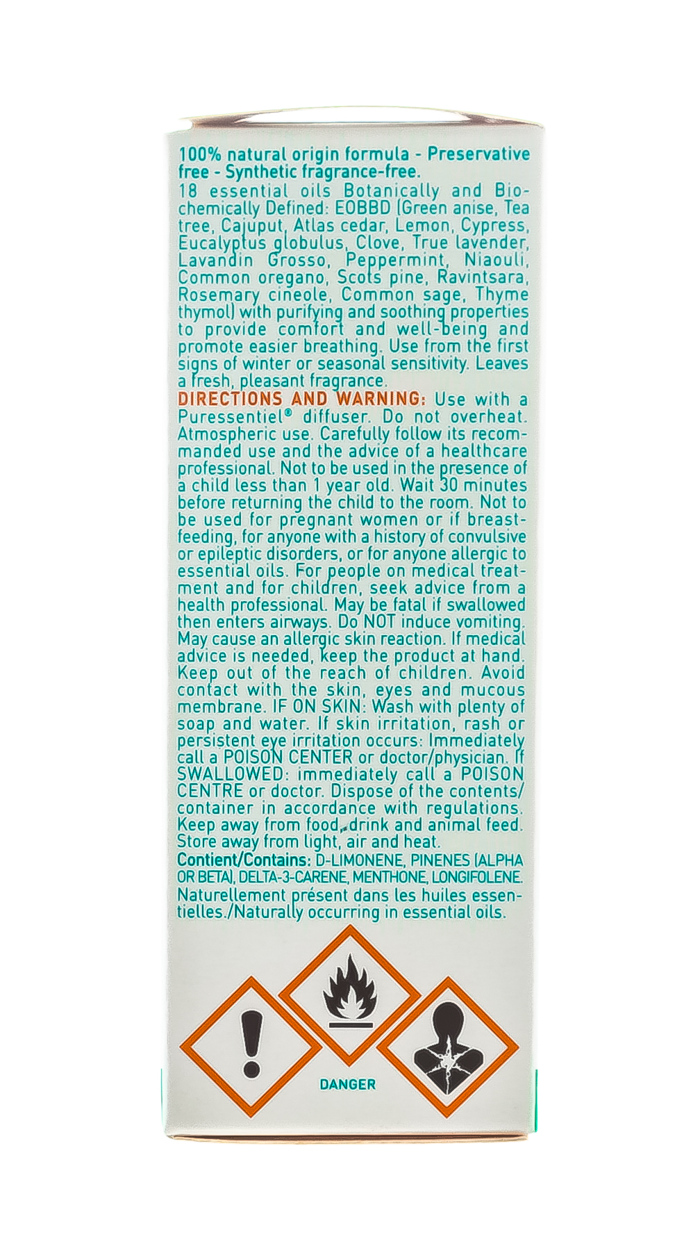 Пюресансьель Комплекс эфирных масел легкое дыхание 30 мл (Puressentiel, Отдых и Релакс) фото 4