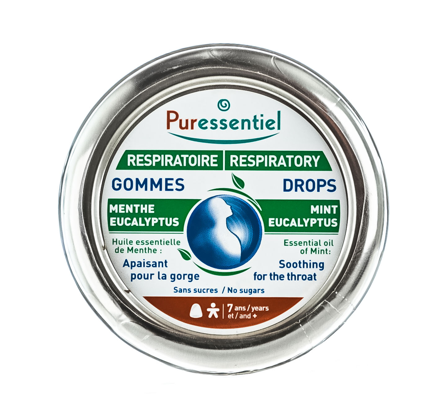 Пюресансьель БАД к пище cмягчающие пастилки для горла 45 гр (Puressentiel, Хорошее самочувствие) фото 1