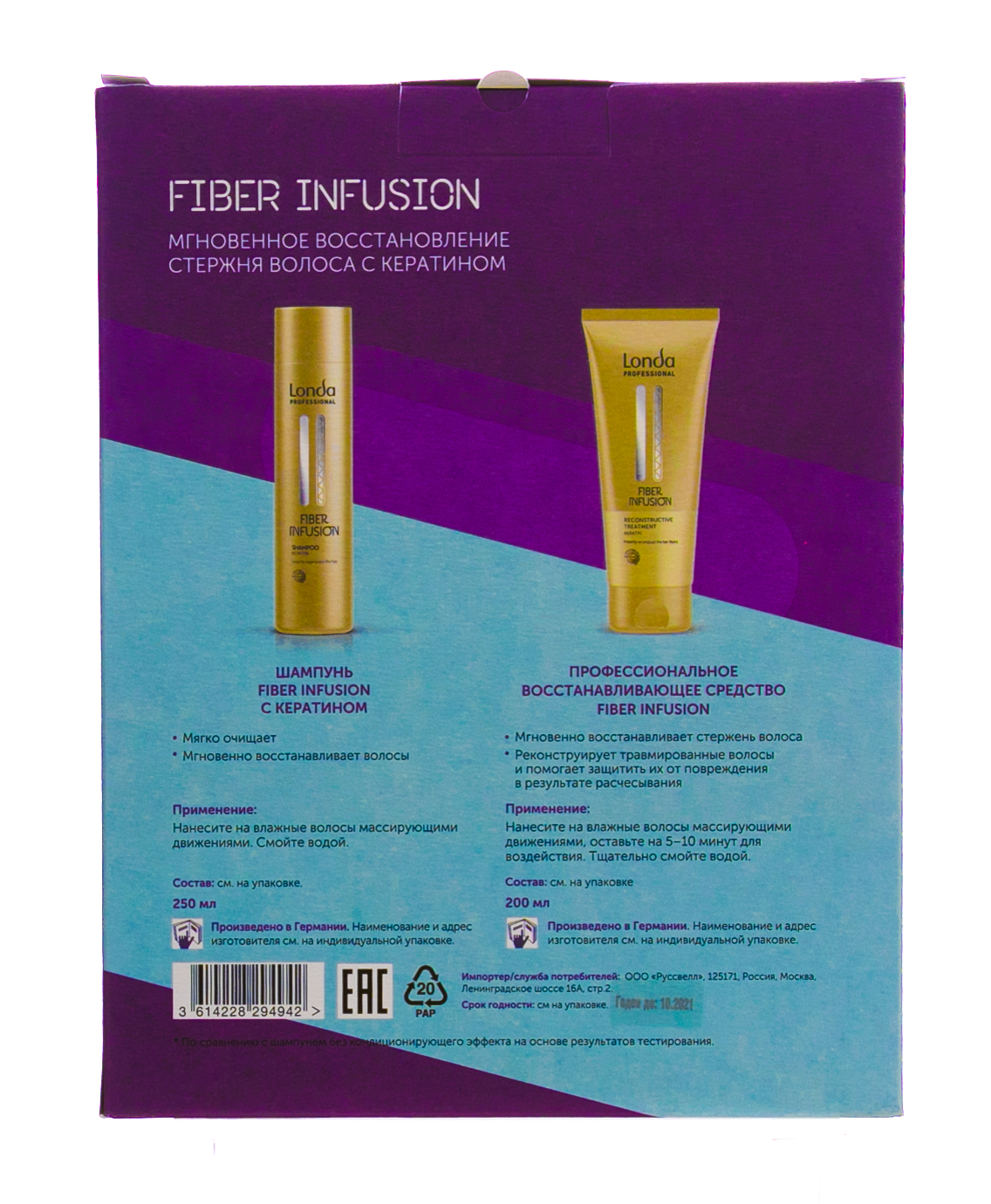 Лонда Профессионал Подарочный набор, 250+200 мл (Londa Professional, Уход за волосами) фото 3