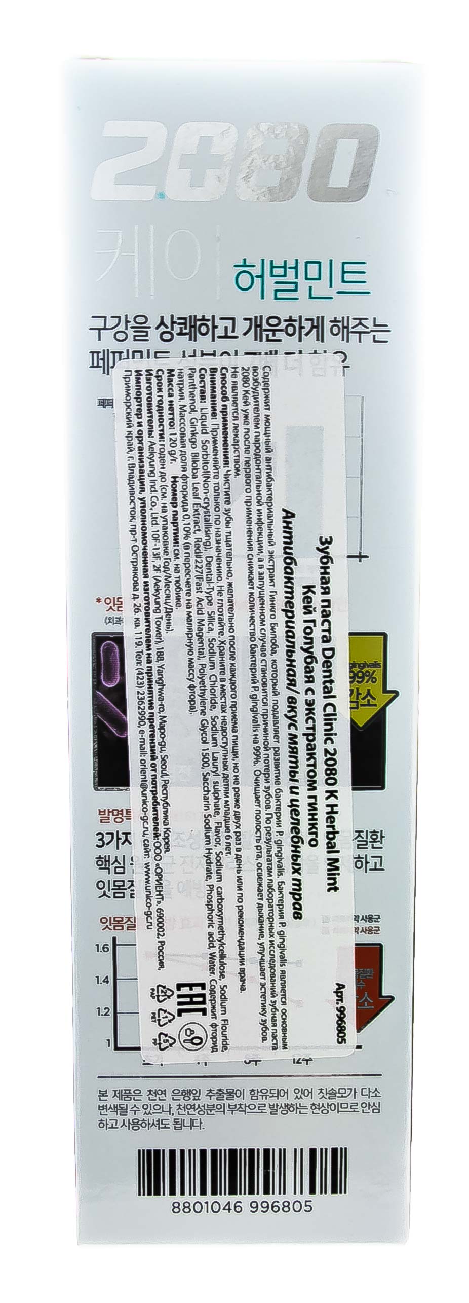 Керасис Антибактериальная зубная паста 