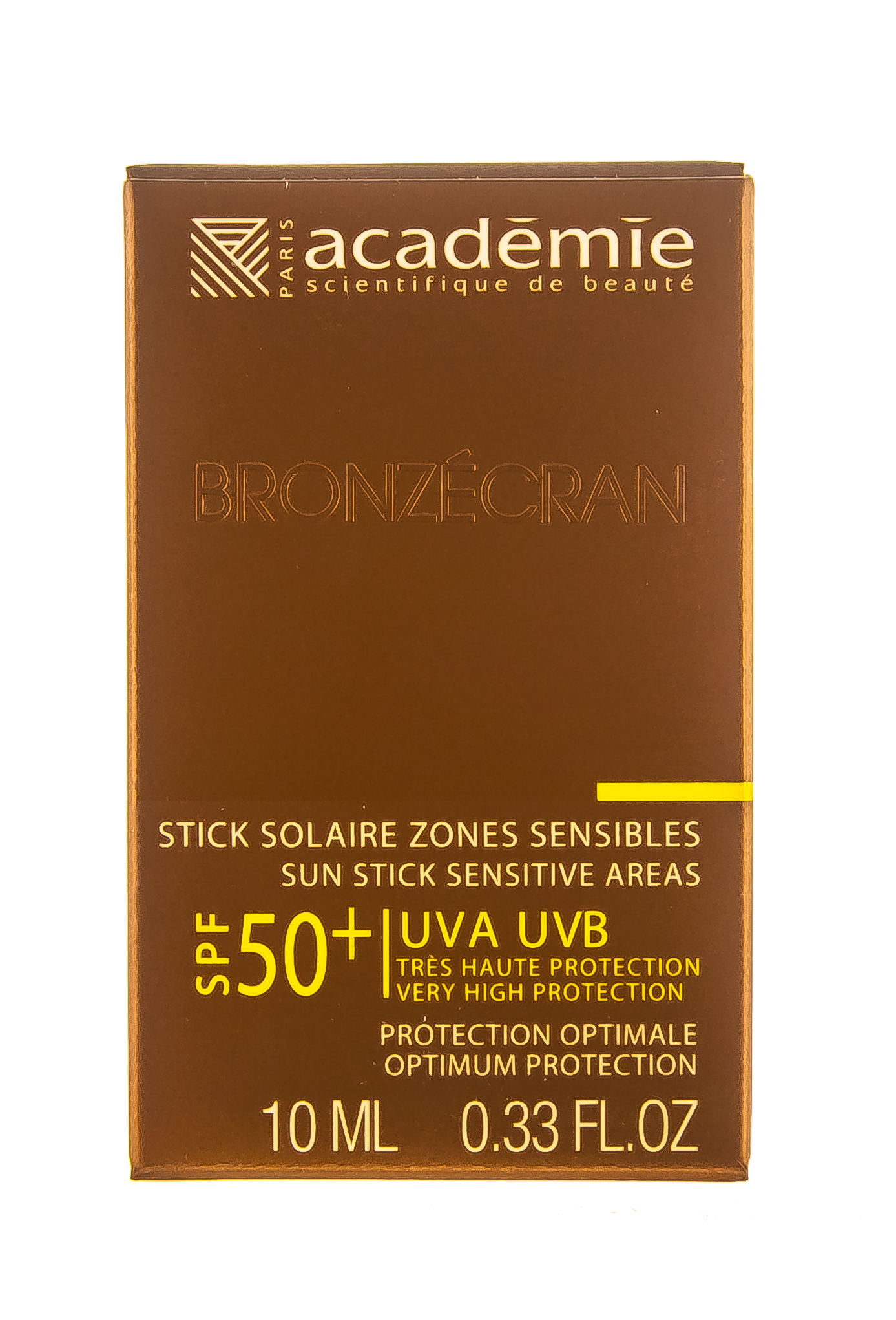 Академи Защитный карандаш для чувствительных зон SPF 50+ 10 мл (Academie, Bronzecran) фото 1