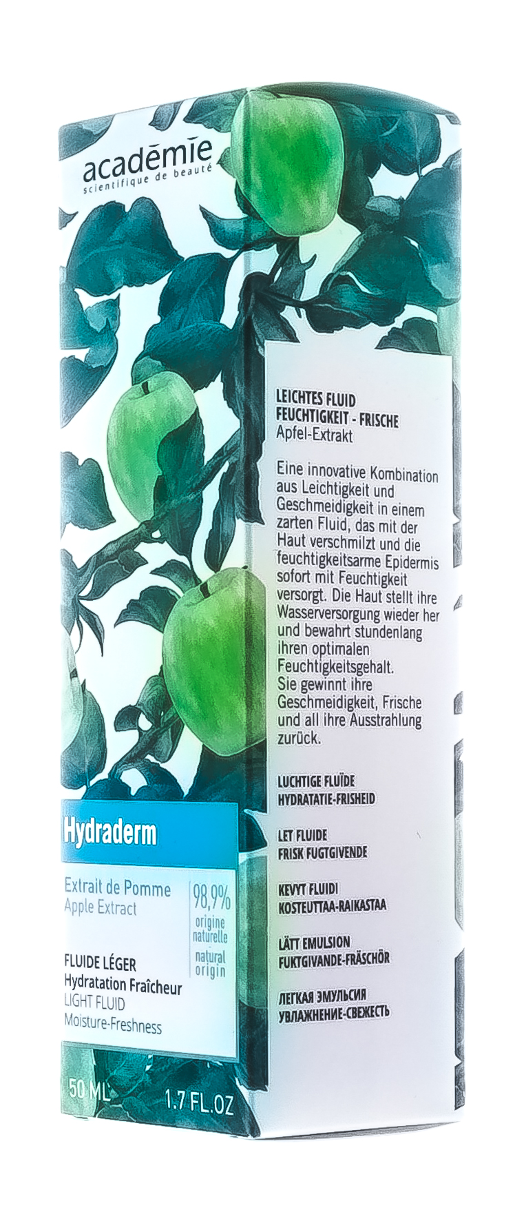 Академи Лёгкая увлажняющая освежающая эмульсия Fluide Leger Academie, 50 мл (Academie, Academie Visage - для всех типов кожи) фото 2