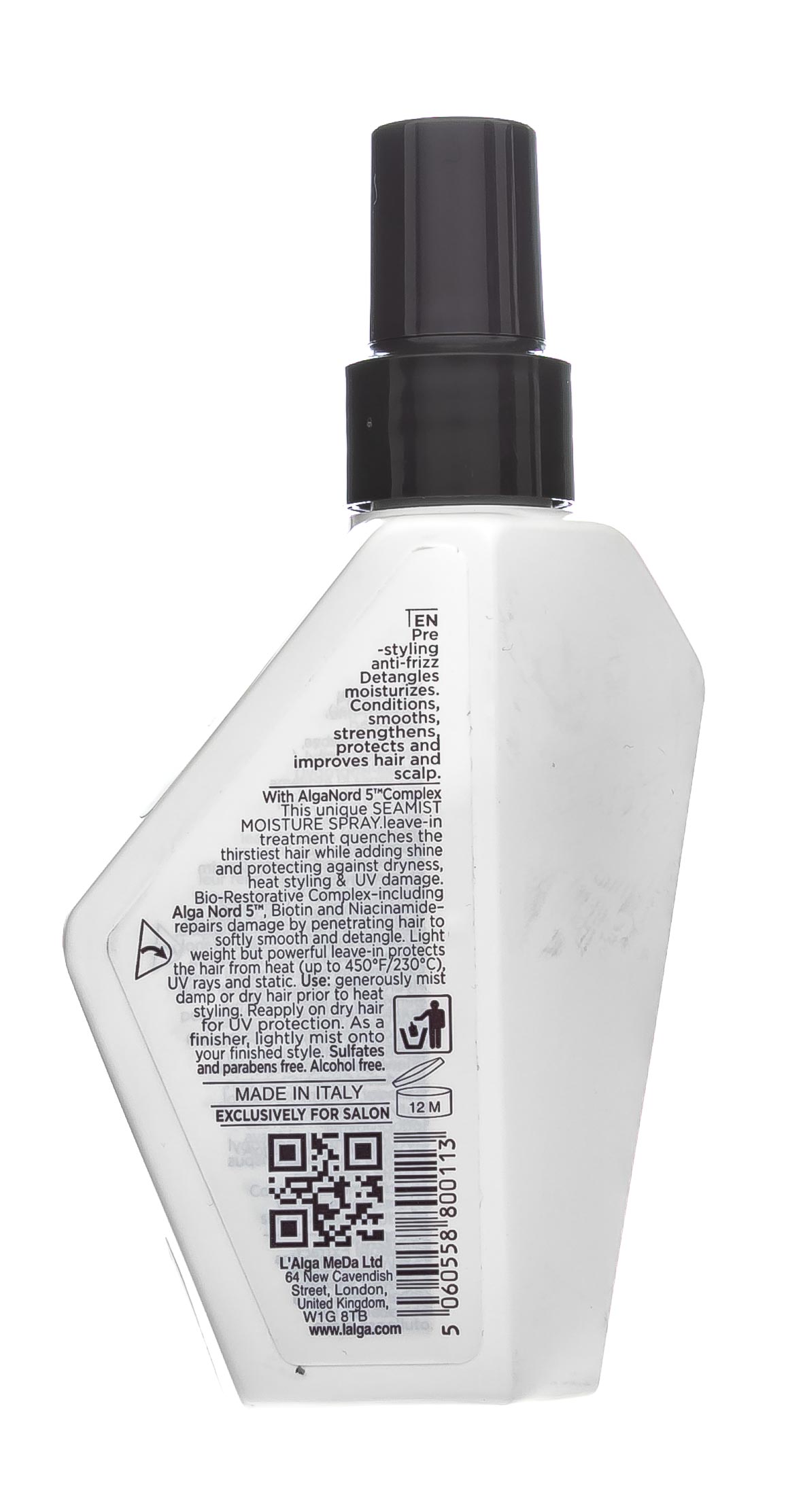 Лалга Несмываемый термозащитный спрей для волос, 100 мл (L'Alga, Seamore) фото 1