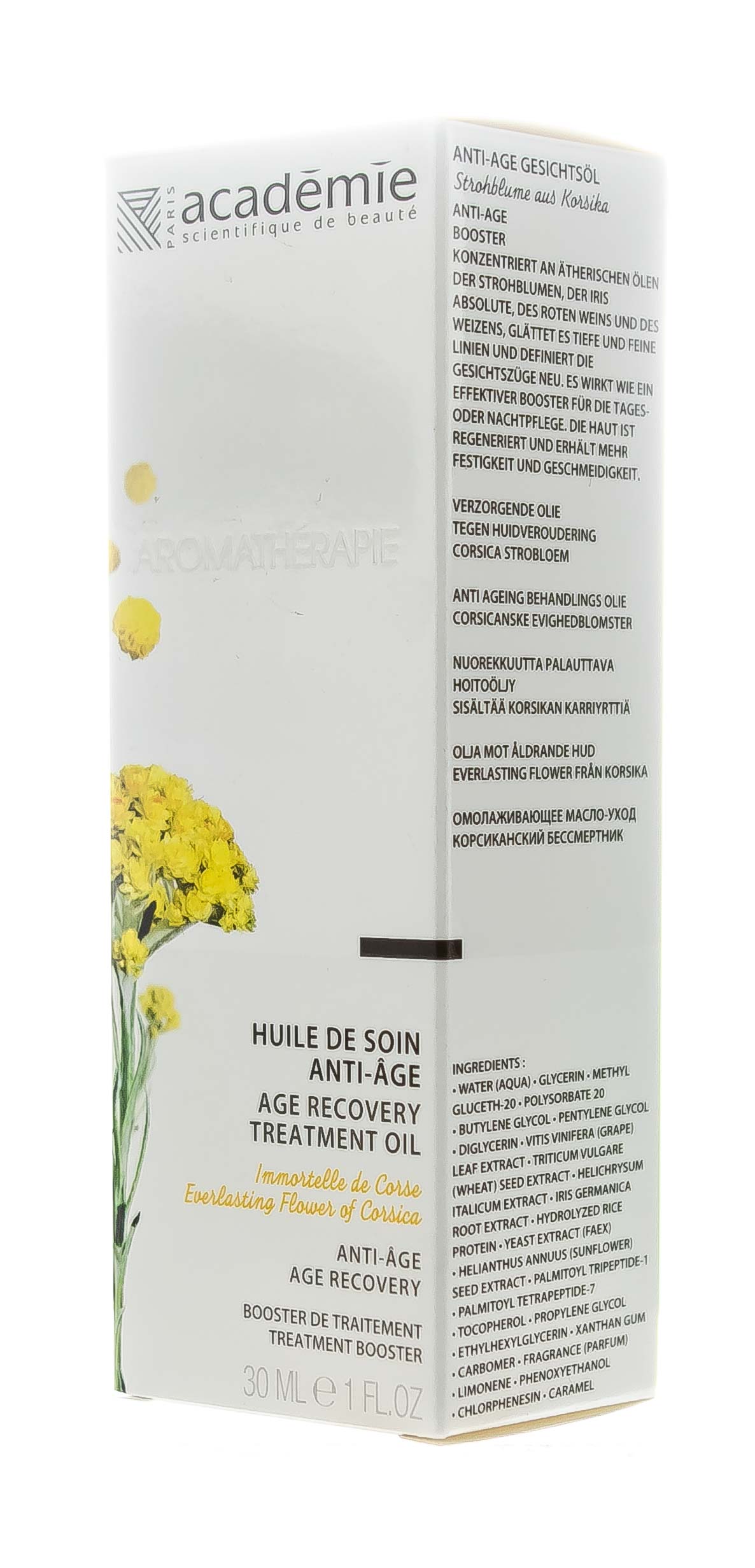 Академи Омолаживающее масло-уход, Корсиканский бессмертник 30 мл (Academie, Aromatherapie) Академи Омолаживающее масло-уход, Корсиканский бессмертник 30 мл (Academie, Aromatherapie) фото 2