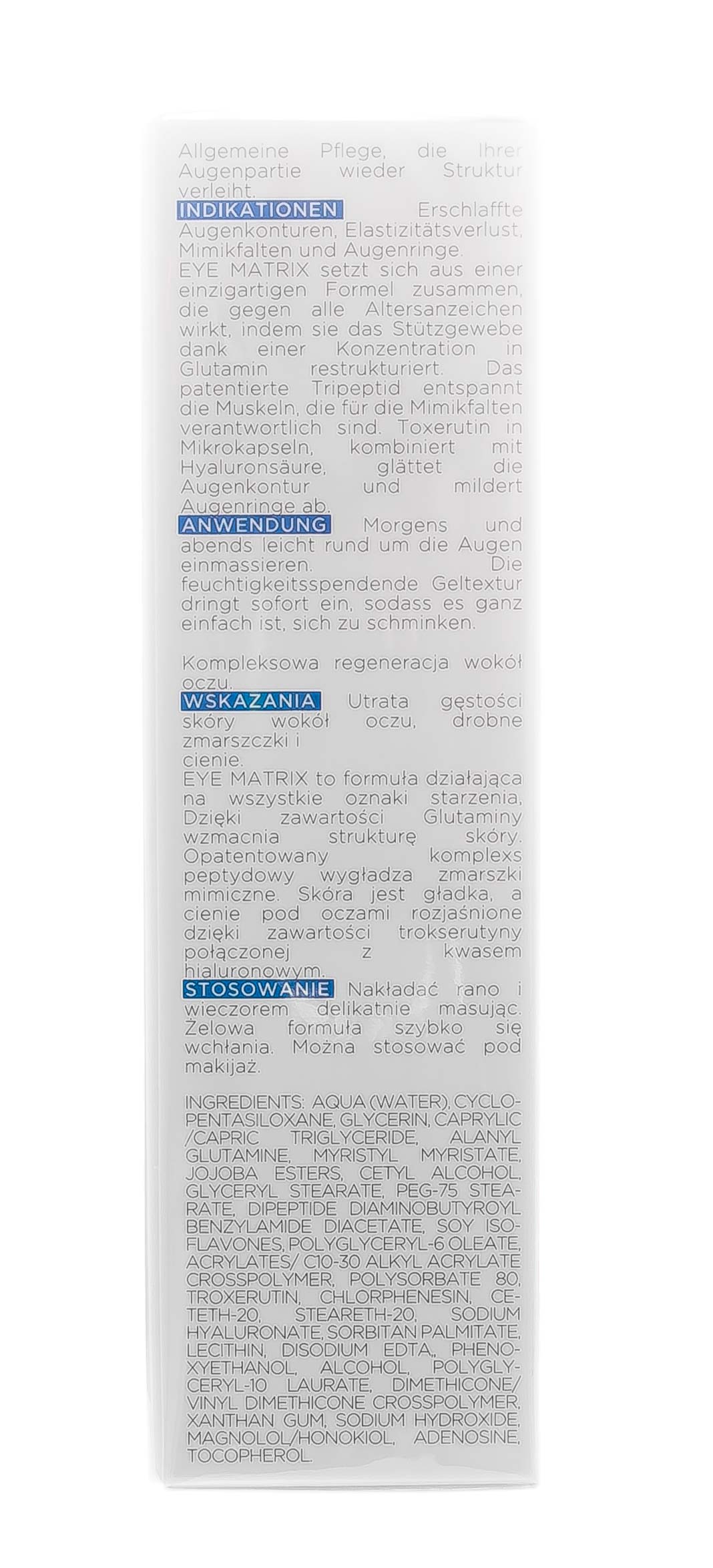 Альфасьянс Крем для контура глаз Eye Matrix, 15 мл (Alphascience, Средства коррекции) фото 5