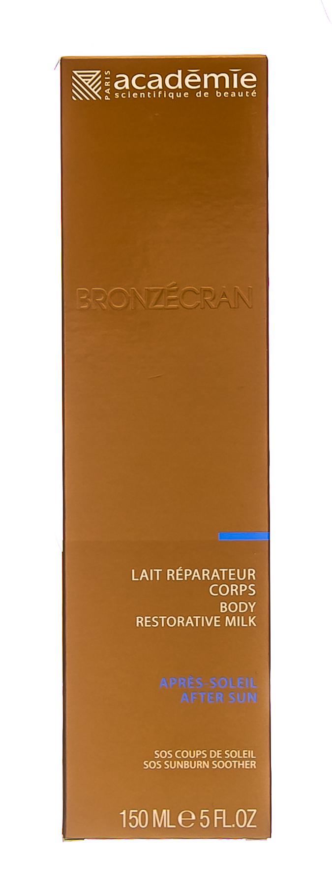Академи Успокаивающее молочко для тела Body restorative Milk, 150 мл (Academie, Bronzecran) фото 1