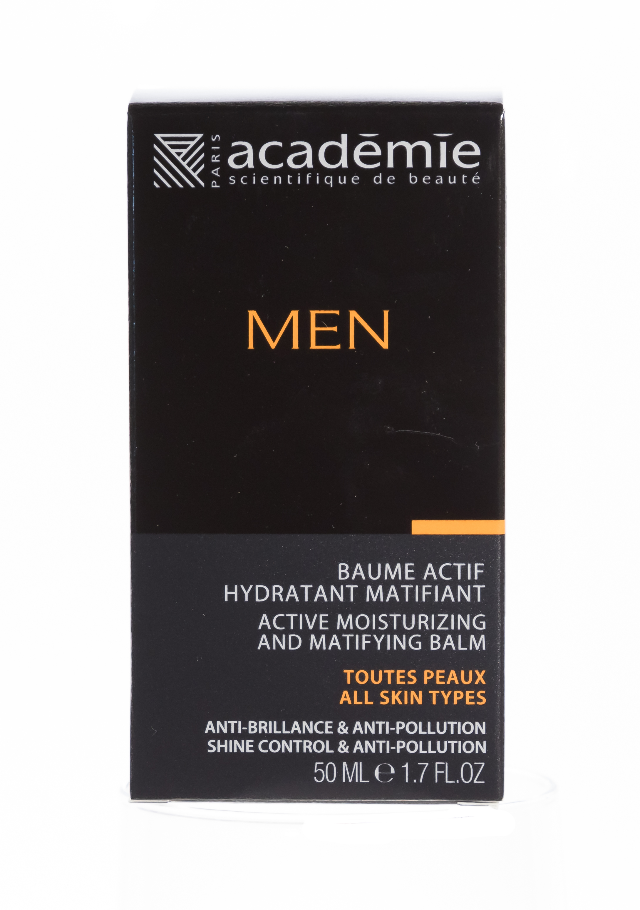Академи Активный увлажняющий матирующий бальзам для мужчин Baume Actif Hydratant Matifiant, 50 мл (Academie, Academie Men) Академи Активный увлажняющий матирующий бальзам для мужчин Baume Actif Hydratant Matifiant, 50 мл (Academie, Academie Men) фото 2