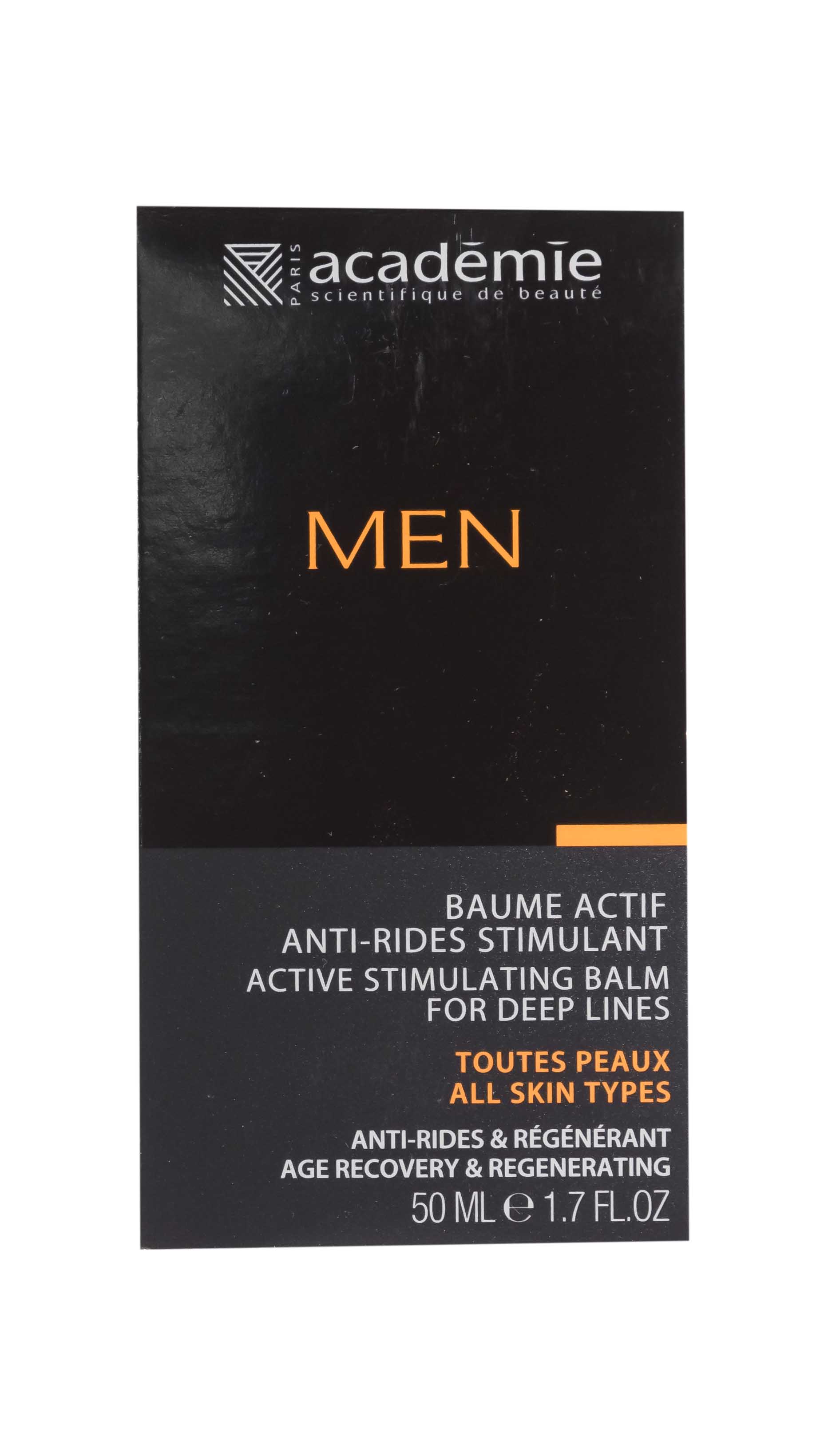 Академи Активный стимулирующий бальзам от морщин Baume Actif Anti-Rides Stimulant, 50 мл (Academie, Academie Men) Академи Активный стимулирующий бальзам от морщин Baume Actif Anti-Rides Stimulant, 50 мл (Academie, Academie Men) фото 2