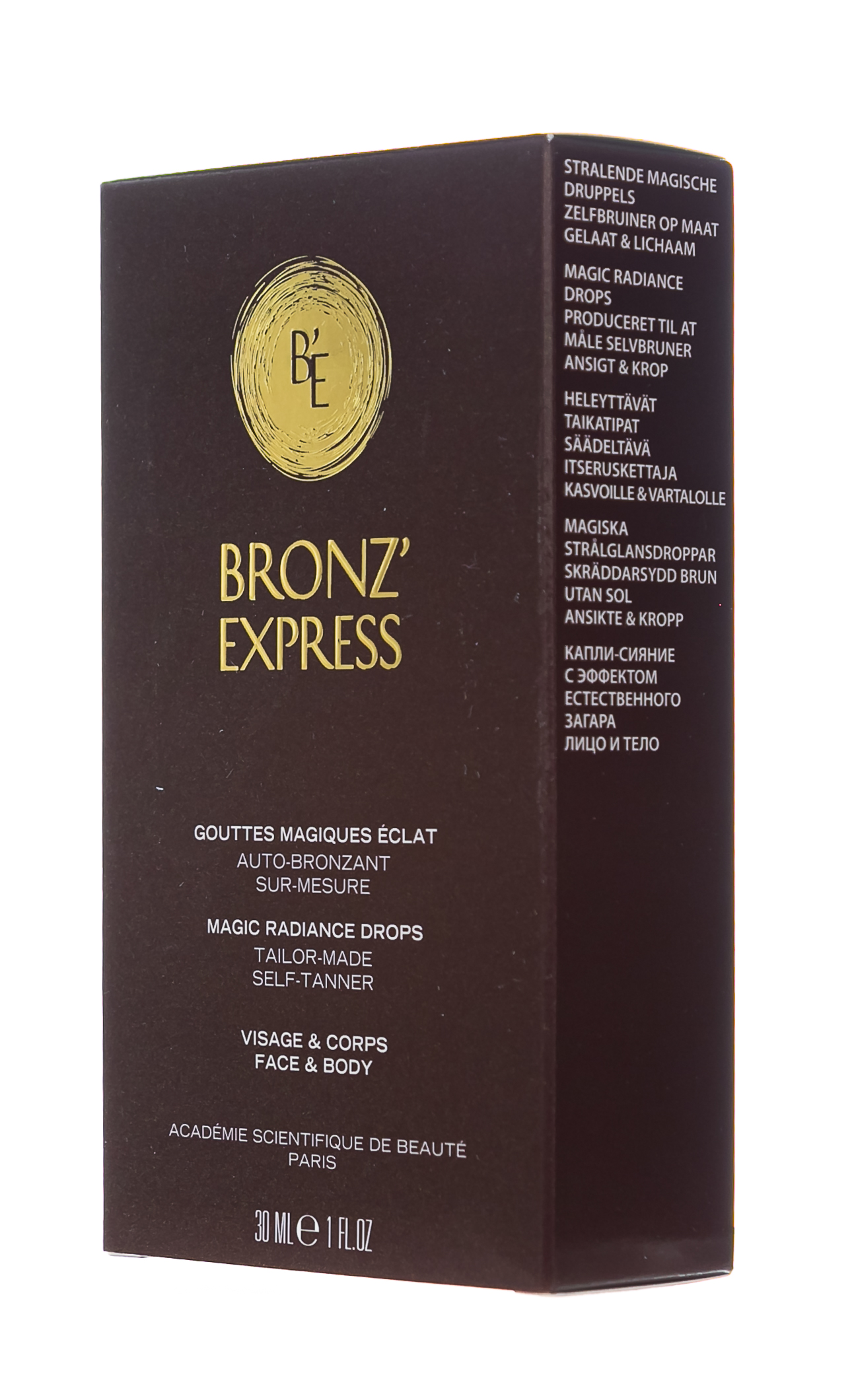 Академи Капли-сияние с эффектом естественного загара для лица и тела 30 мл (Academie, Bronz'Express) фото 2