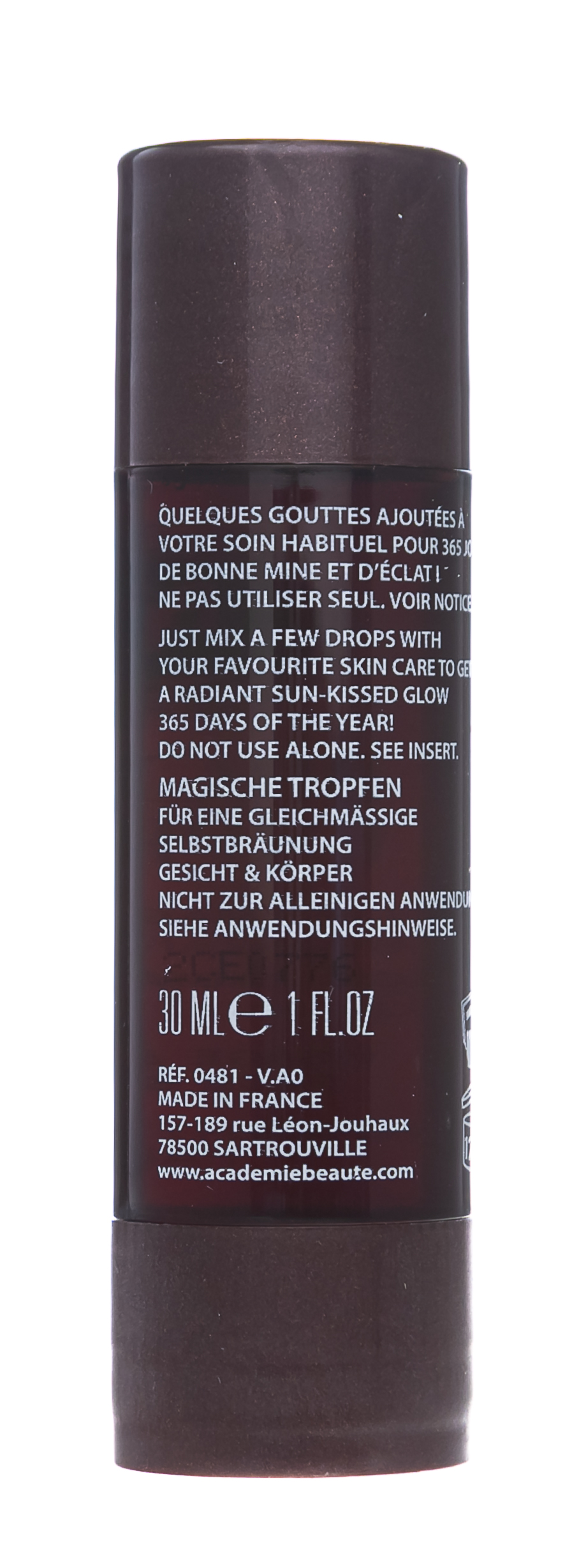 Академи Капли-сияние с эффектом естественного загара для лица и тела 30 мл (Academie, Bronz'Express) фото 7