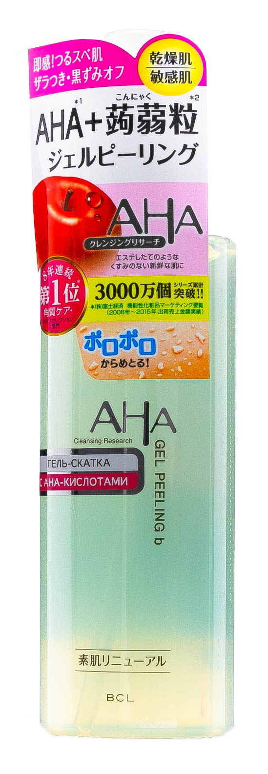 Аха Гель-скатка для лица очищающая с фруктовыми кислотами, 145 мл (Aha, Sensitive) фото 1